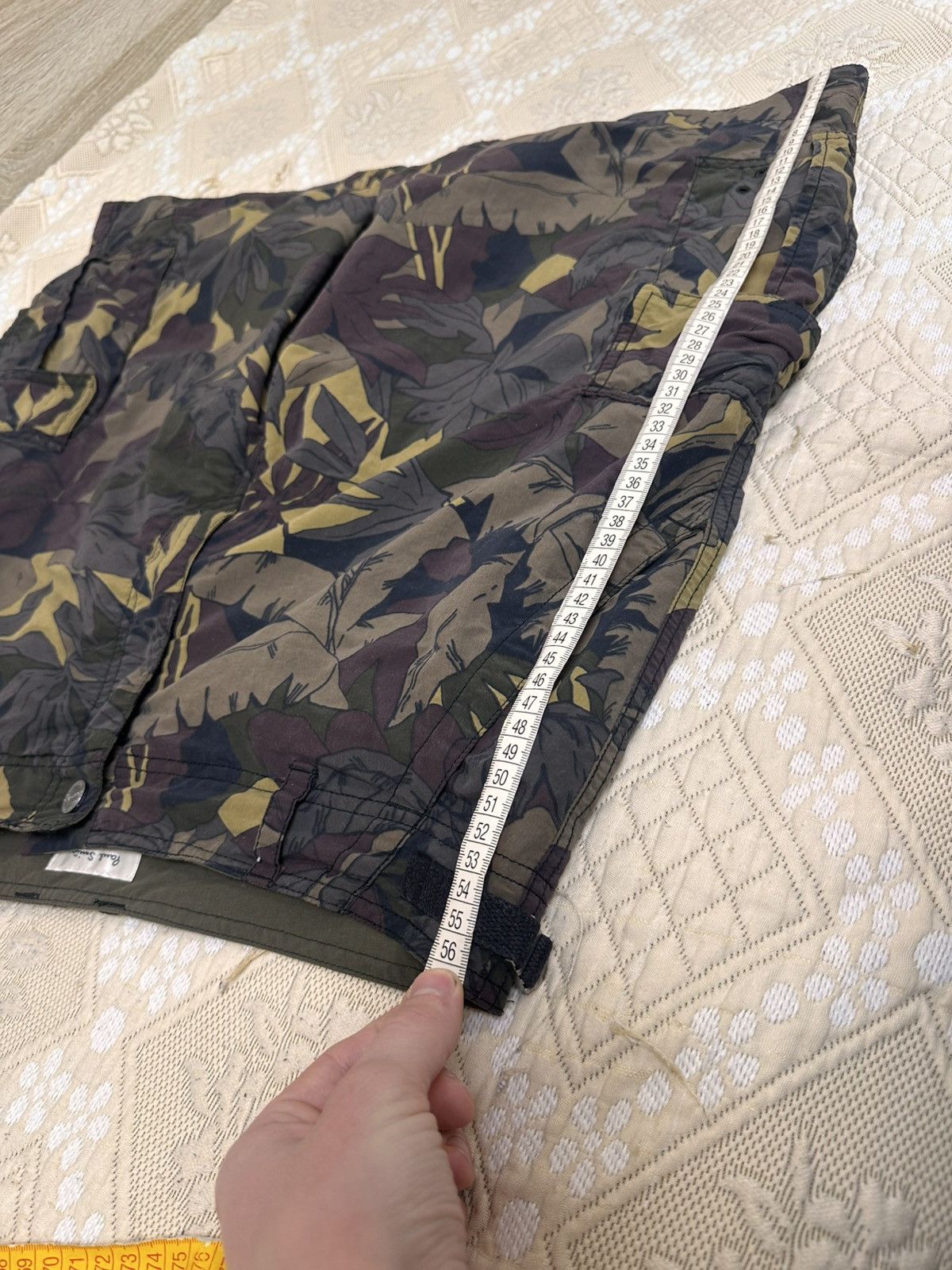Paul Smith 🔥 Paul Smith Camo Army Cargo Shorts Floral Vintage Swimwear Size US 32 / EU 48 - 7 Thumbnail