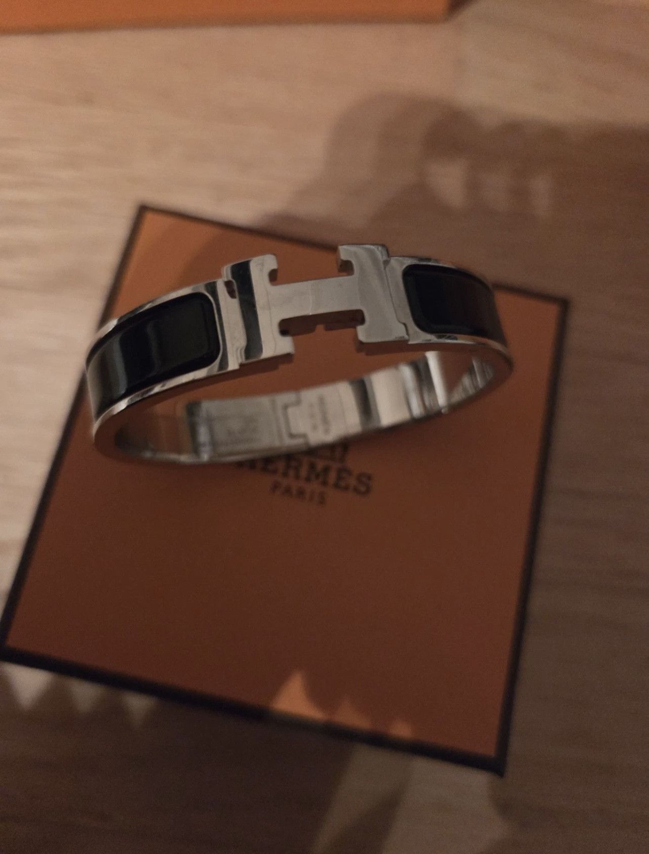 Hermes Hermes Clic H bracelet Black enamel Size ONE SIZE - 3 Thumbnail