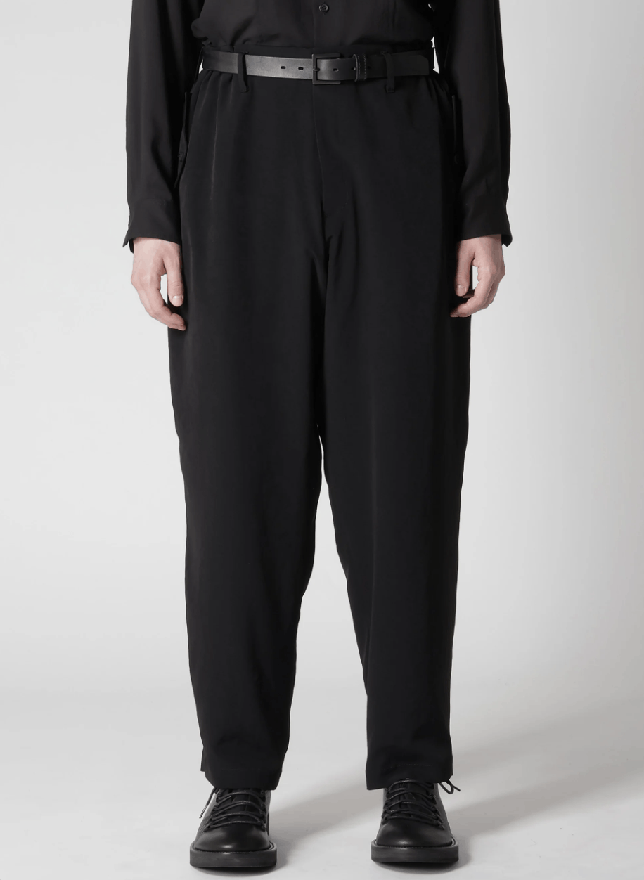 Yohji Yamamoto Yohji Yamamoto Pour Homme - Ta/TUXEDO FLAP SIDE TUCK PANTS Size US 30 / EU 46 - 8 Thumbnail