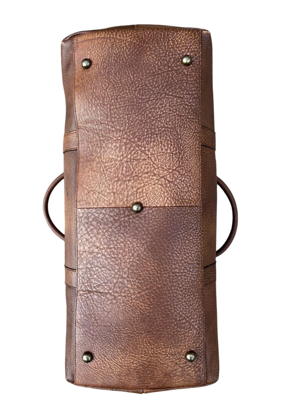 Leather AMONT Japan Patina Leather 2 Way Weekender Bag Size ONE SIZE - 19 Thumbnail