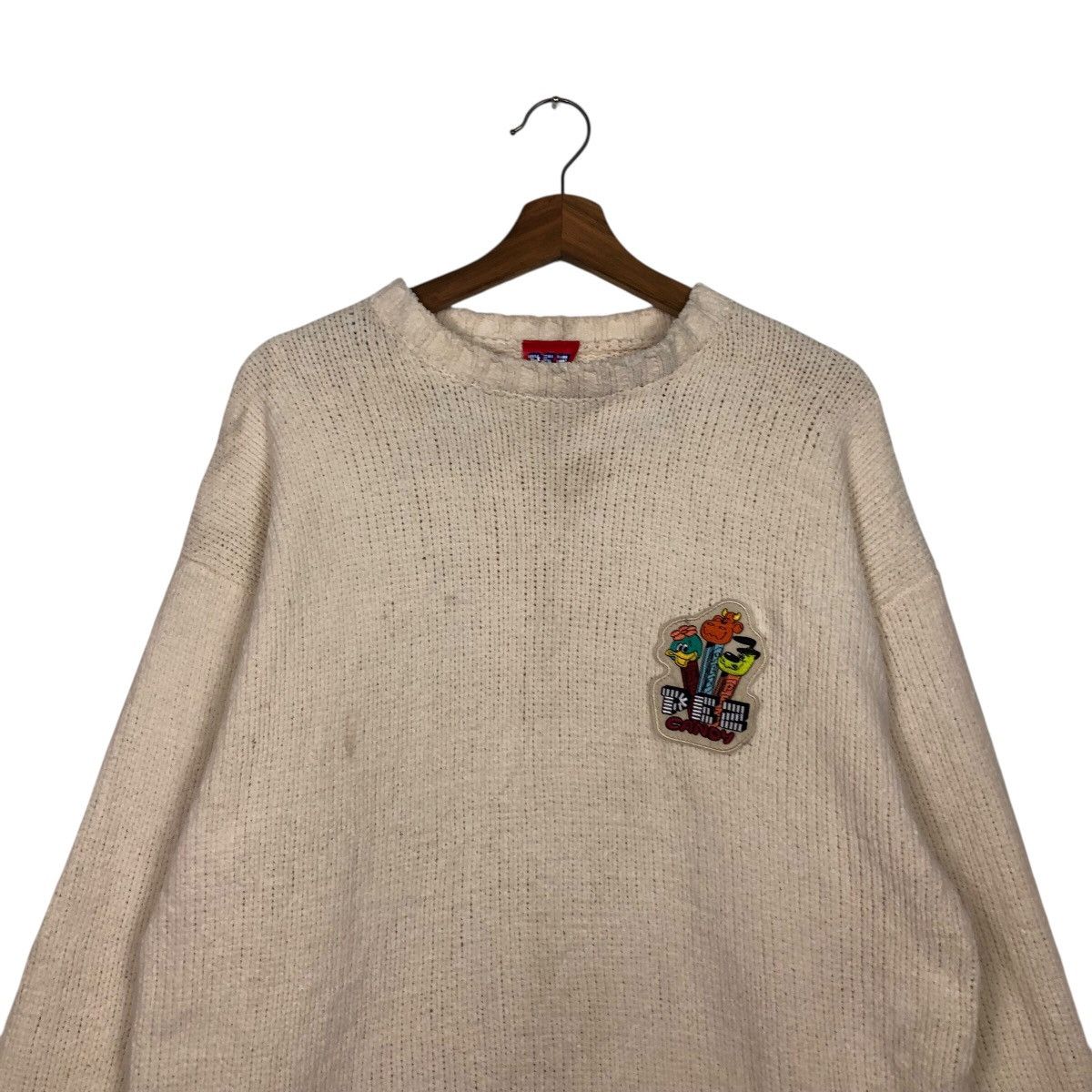 Japanese Brand 📌Vintage Knit Sweatshirt Pee Canoy Cartoon Issey Miyake Size US L / EU 52-54 / 3 - 4 Thumbnail