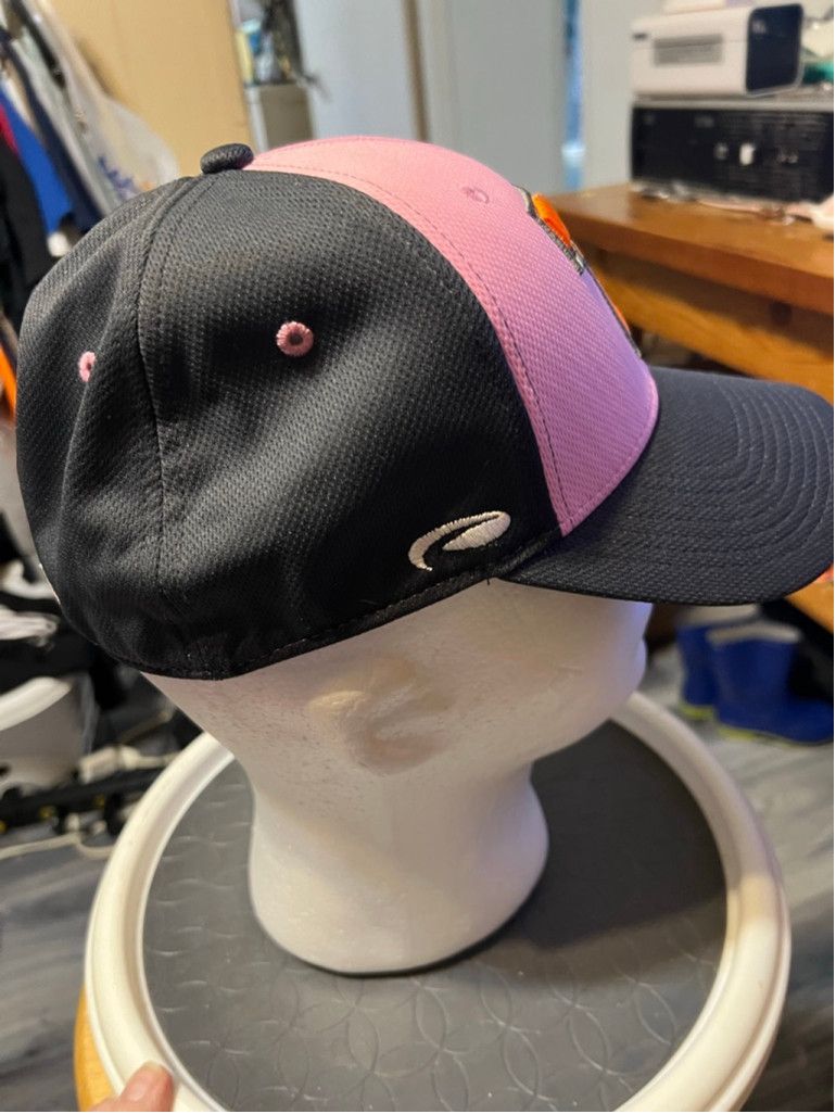 Other Men's Pukka Pink Black Tigers Logo Baseball Hat One Size Size ONE SIZE - 5 Thumbnail