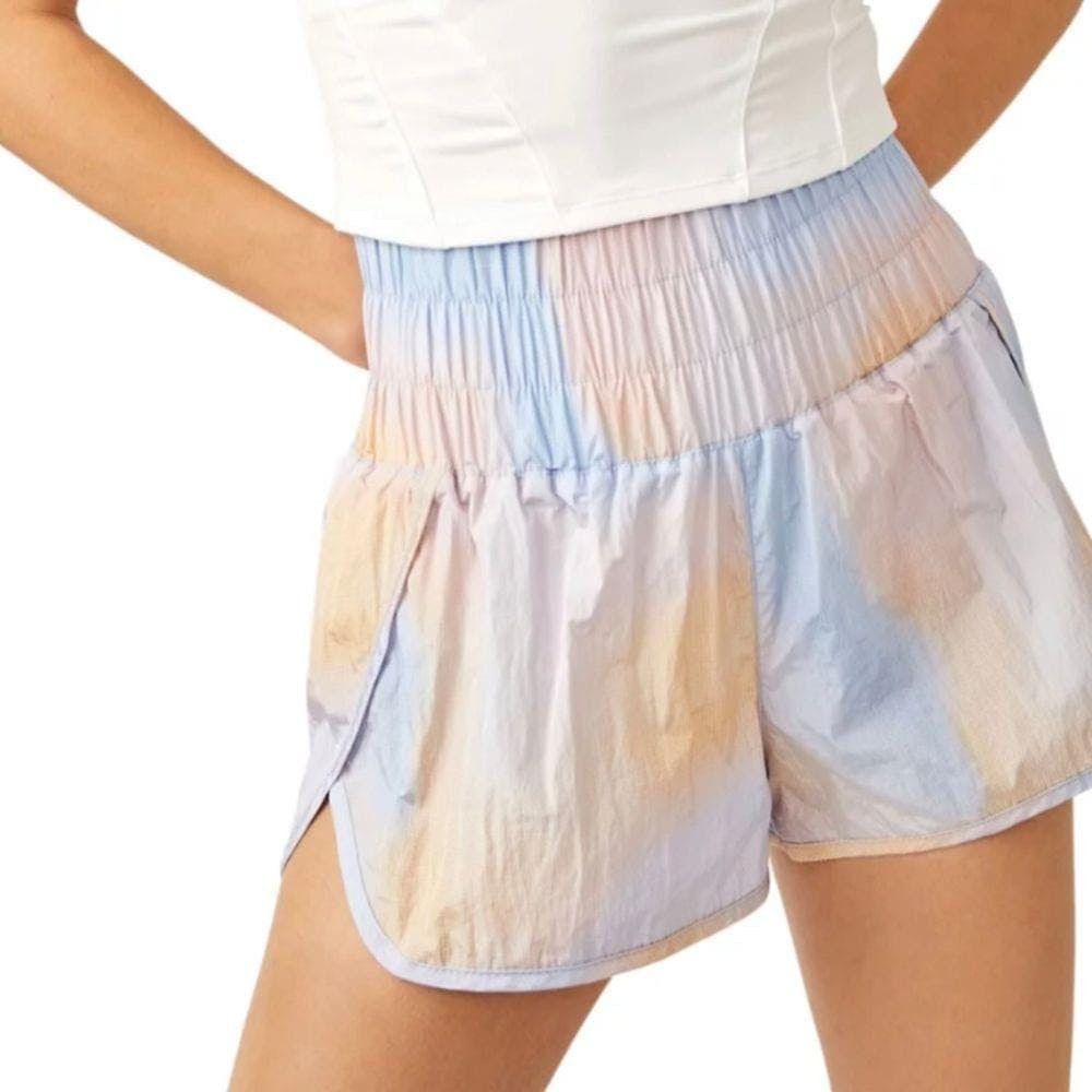 Free People FP Movement The Way Home Printed Shorts aura combo size med. Size 30" / US 8 / IT 44 - 5 Thumbnail
