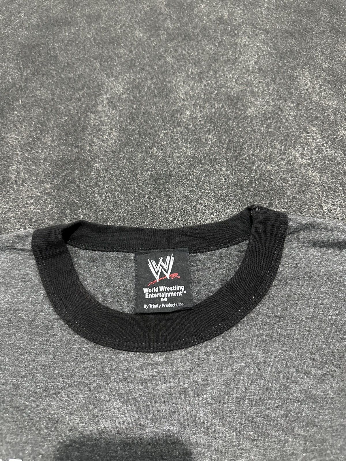 WWE WWE Vintage Y2K 2005 MNM "It's Okay to STARE" Ringer T-Shirt Size US M / EU 48-50 / 2 - 4 Thumbnail