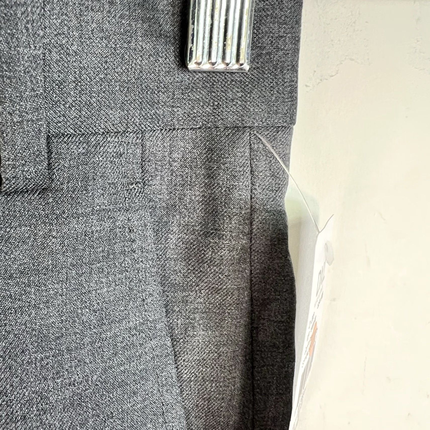 Vintage VINTAGE Santorelli Men's Dress Pants Wool 50 Regular Gray Straight Oddities Formal Fall Winter Size US 34 / EU 50 - 5 Thumbnail