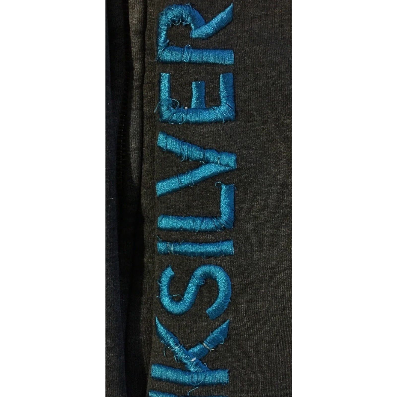 Billabong VINTAGE Quiksilver Faded Zip Hoodie Shirt XS Surf Grunge Emo 90s Y2K Billabong Gray Mens Regular Zip Lined Sherpa Pattern Striped Size US XS / EU 42 / 0 - 5 Thumbnail