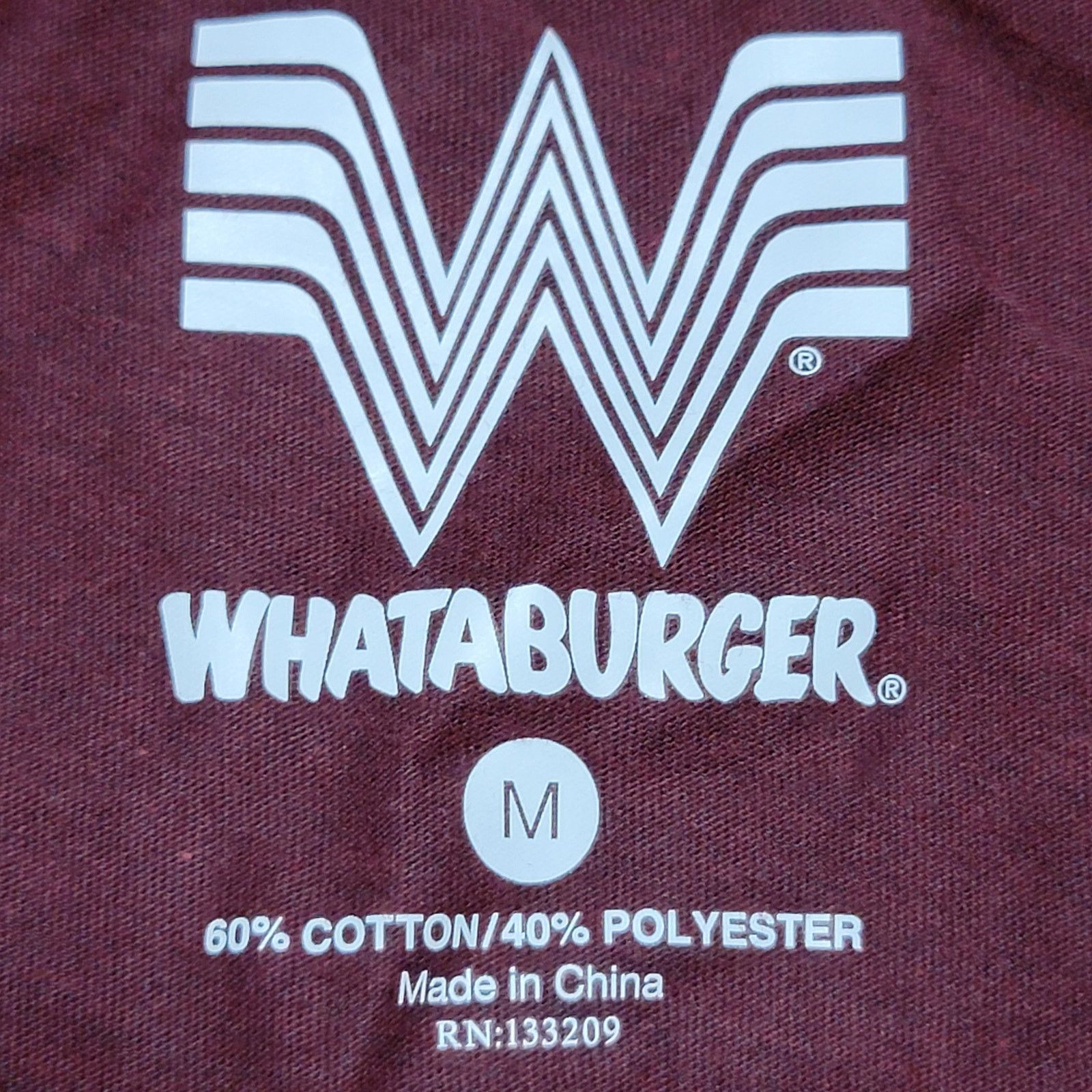 Other Whataburger Burgundy Unisex Tee "Since 1950" - Medium NWT Size M / US 6-8 / IT 42-44 - 4 Thumbnail
