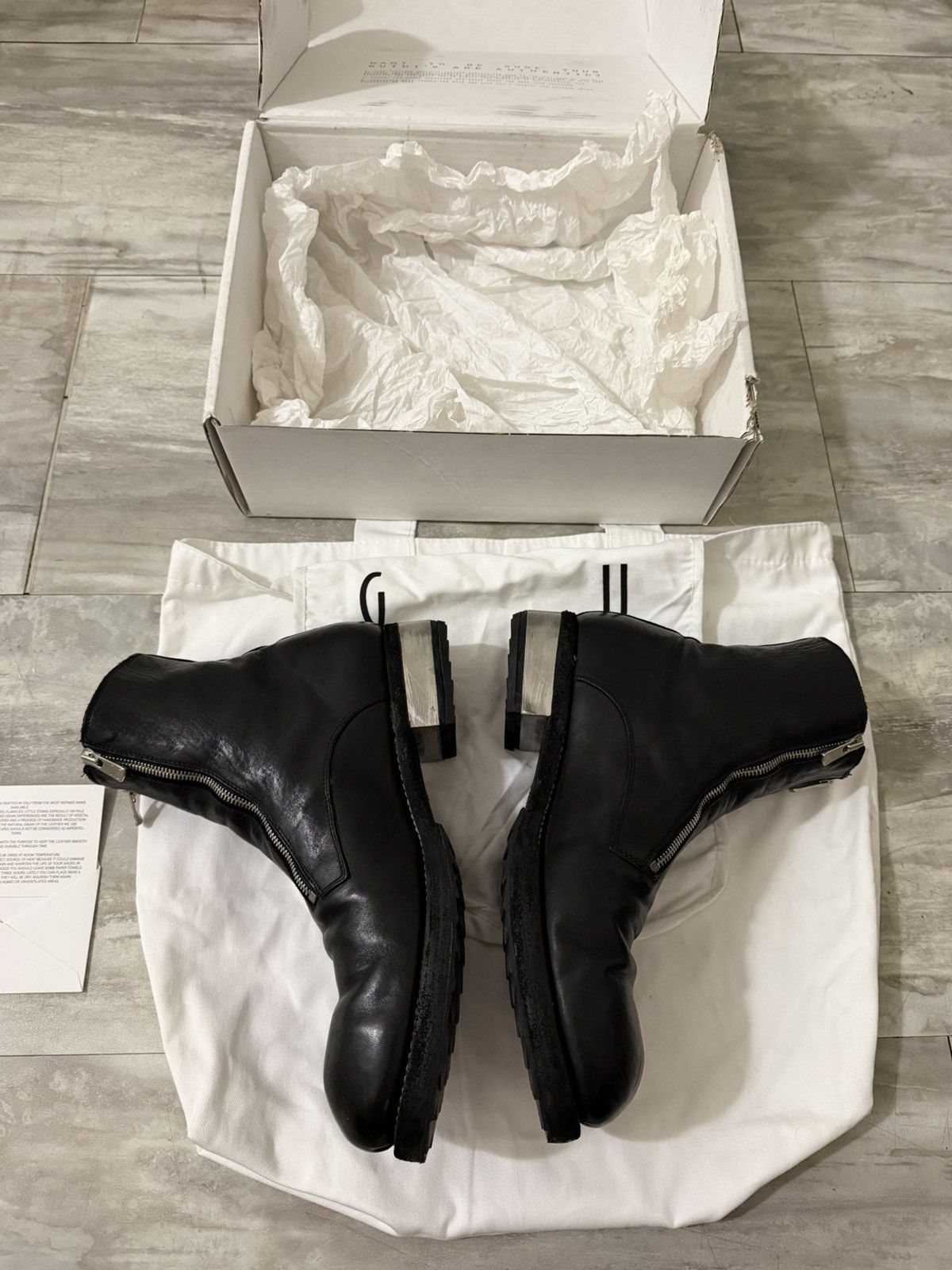 Guidi Guidi GR07FZI Double Front Zip Metal Heel Matrix Boots Size US 12 / EU 45 - 4 Thumbnail