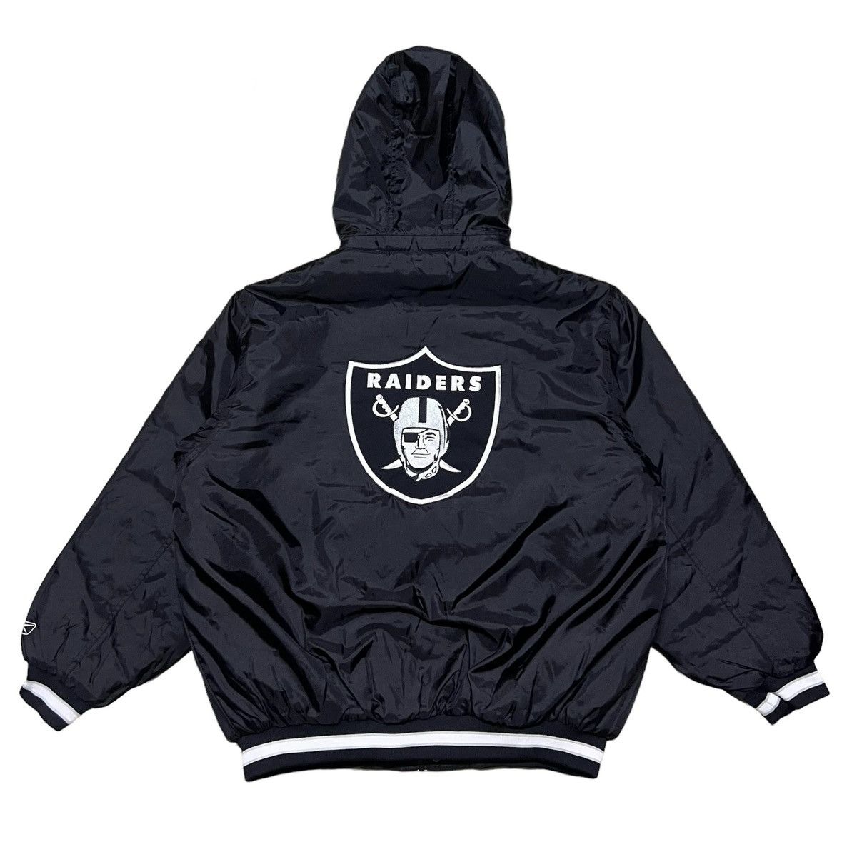 NFL Raiders Big Logo Hoody Jacket by Reebok Size US L / EU 52-54 / 3 - 1 Thumbnail
