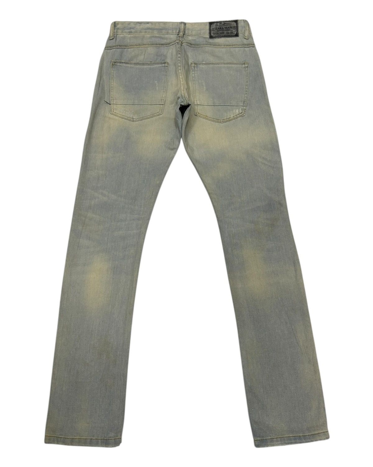 Kapital × Zara ZARA JEANS MUD WASH DISTRESSED DENIM Size US 30 / EU 46 - 3 Thumbnail