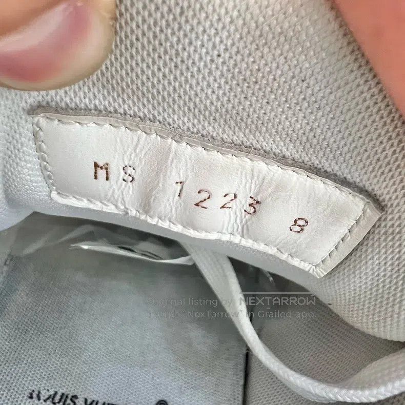 Louis Vuitton Louis Vuitton Trainer Black and White Denim Low Top Board Size US 8 / EU 41 - 6 Thumbnail
