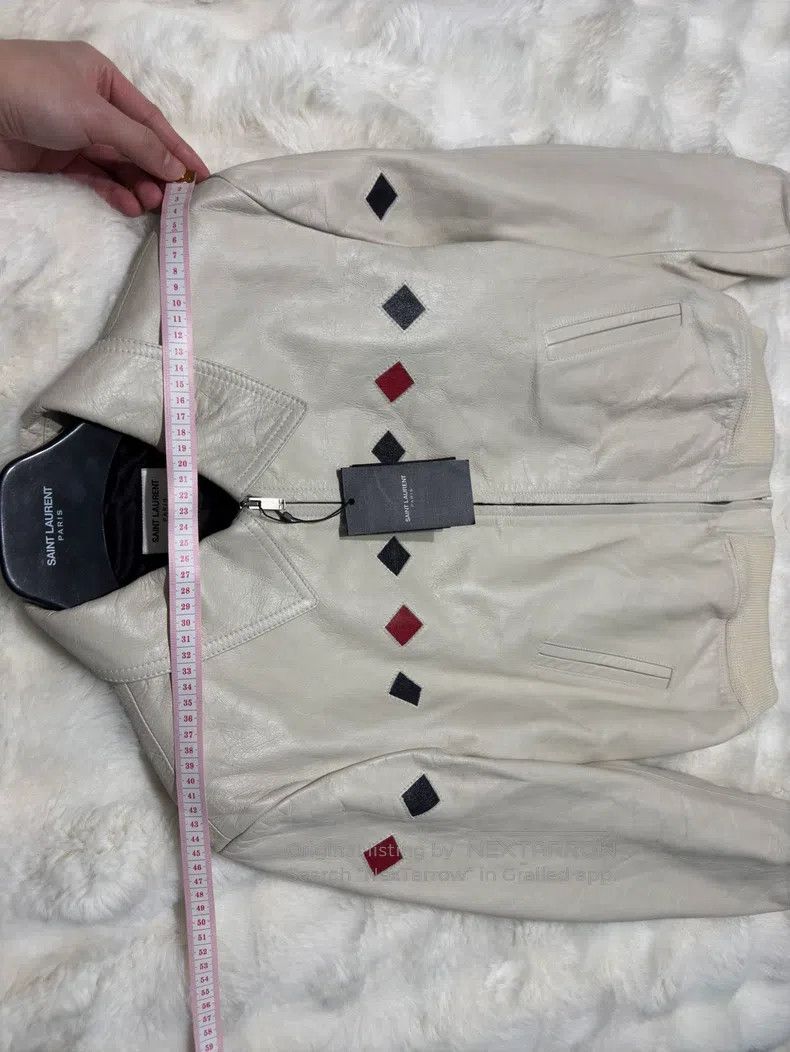Saint Laurent Paris Saint Laurent Paris Distressed patchwork leather jacket Size L / US 10 / IT 46 - 8 Thumbnail