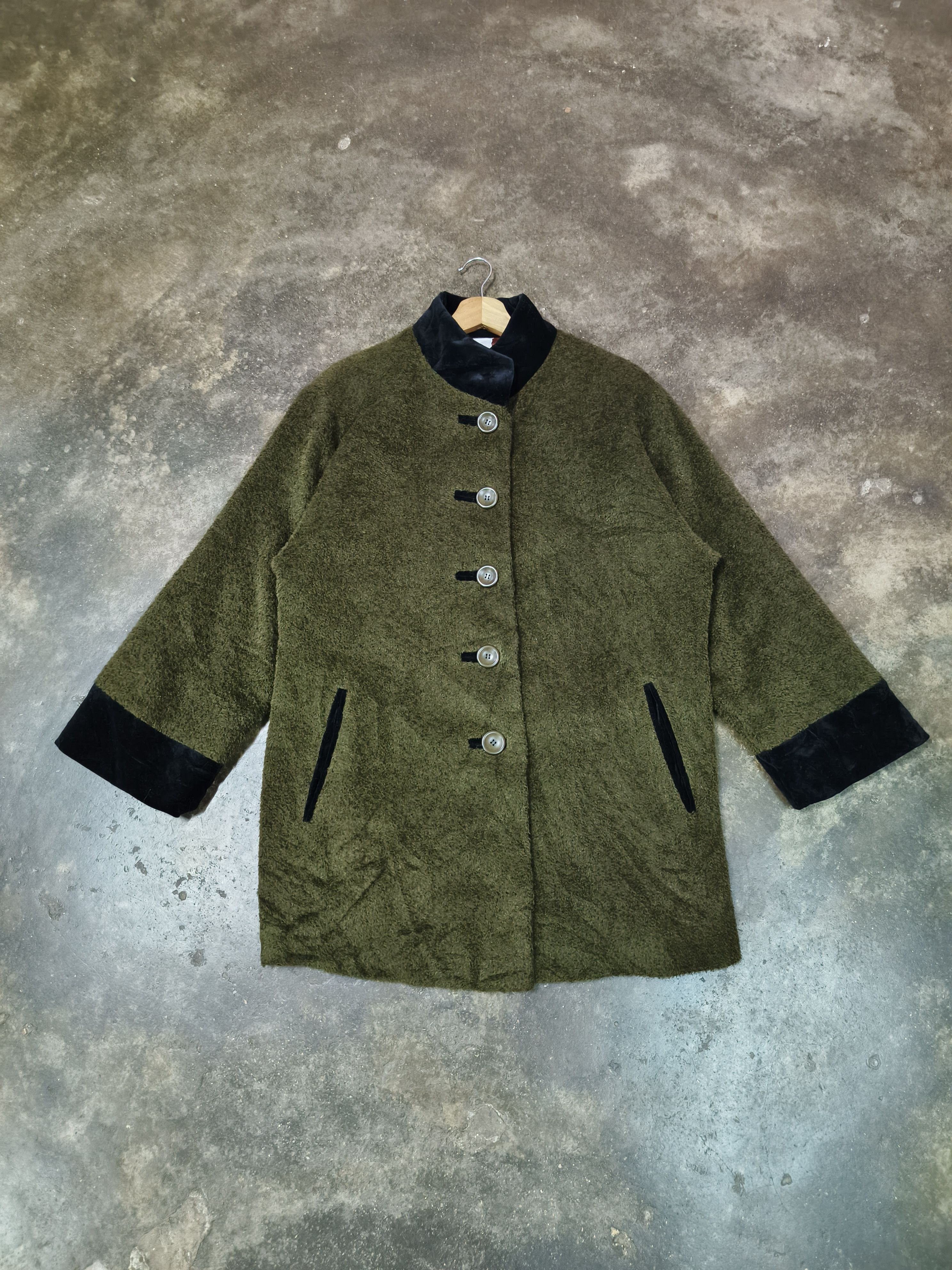 Kenzo VTG KENZO PARIS FUR FUAX COAT OVERCOAT LONG JACKET Size S / US 4 / IT 40 - 1 Thumbnail