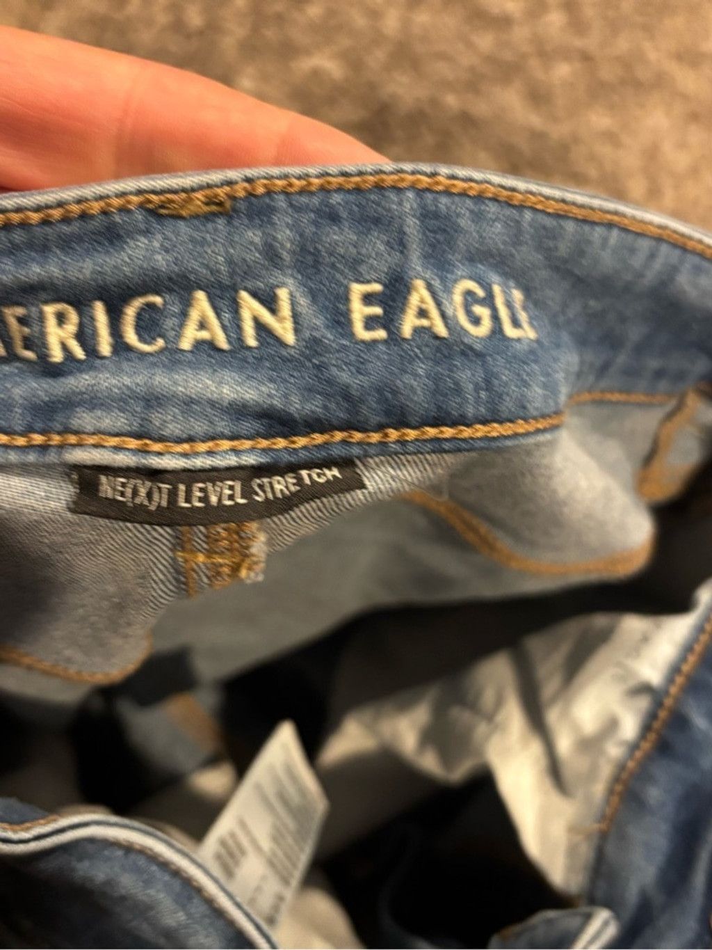 American Eagle Outfitters Women’s American Eagle Medium Blue High Rise Jegging Jeans Size 28" / US 6 / IT 42 - 7 Thumbnail