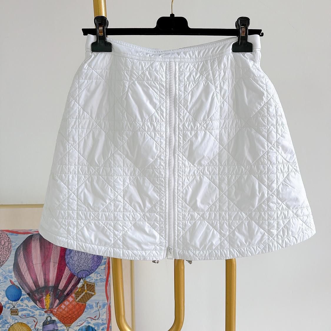 Dior Dior Cannage Quilted Mini Skirt Size 36 Size 26" / US 2 / IT 38 - 1 Thumbnail