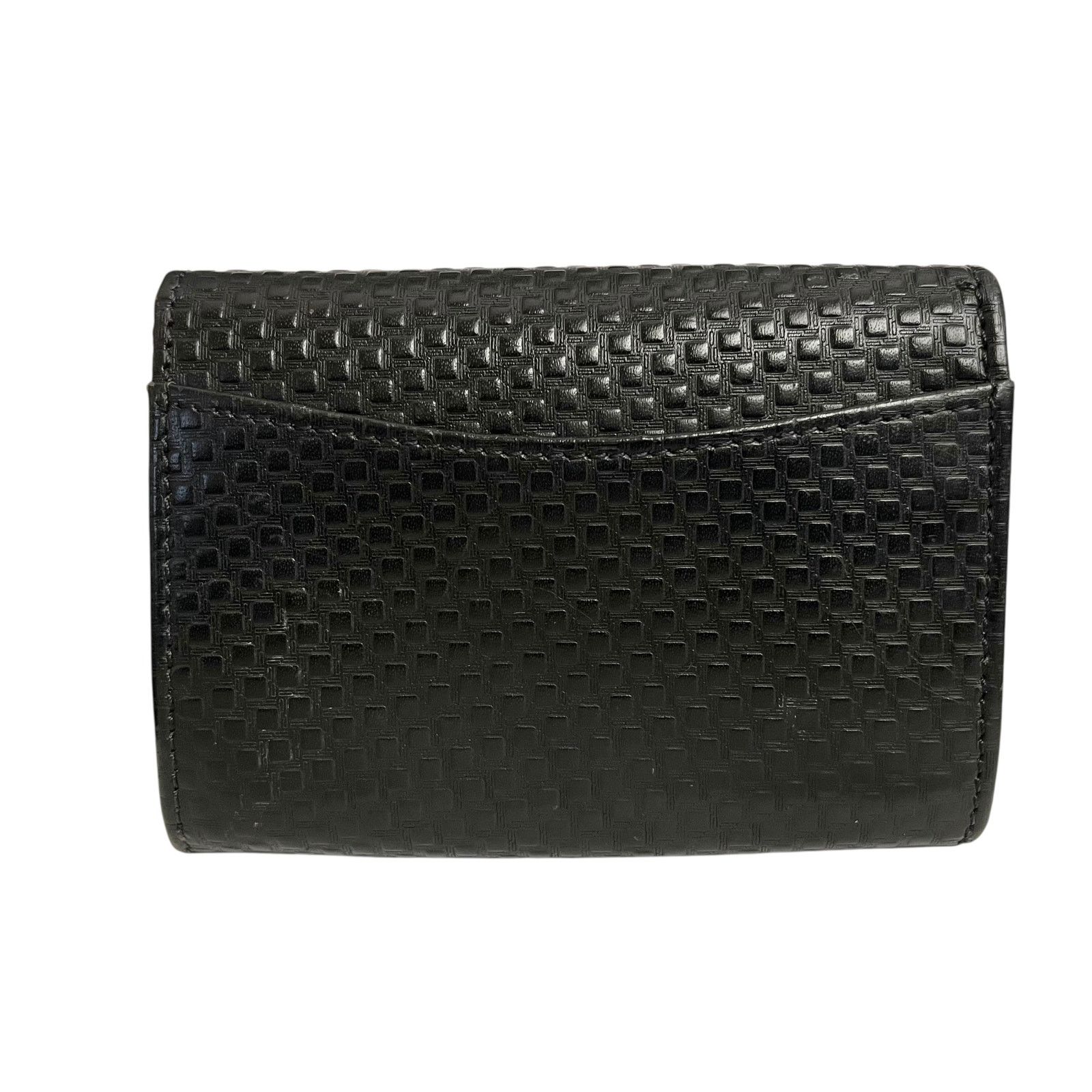 Alfred Dunhill Dunhill Micro D-Eight Black Leather Card Holder Coin Case Size ONE SIZE - 2 Thumbnail