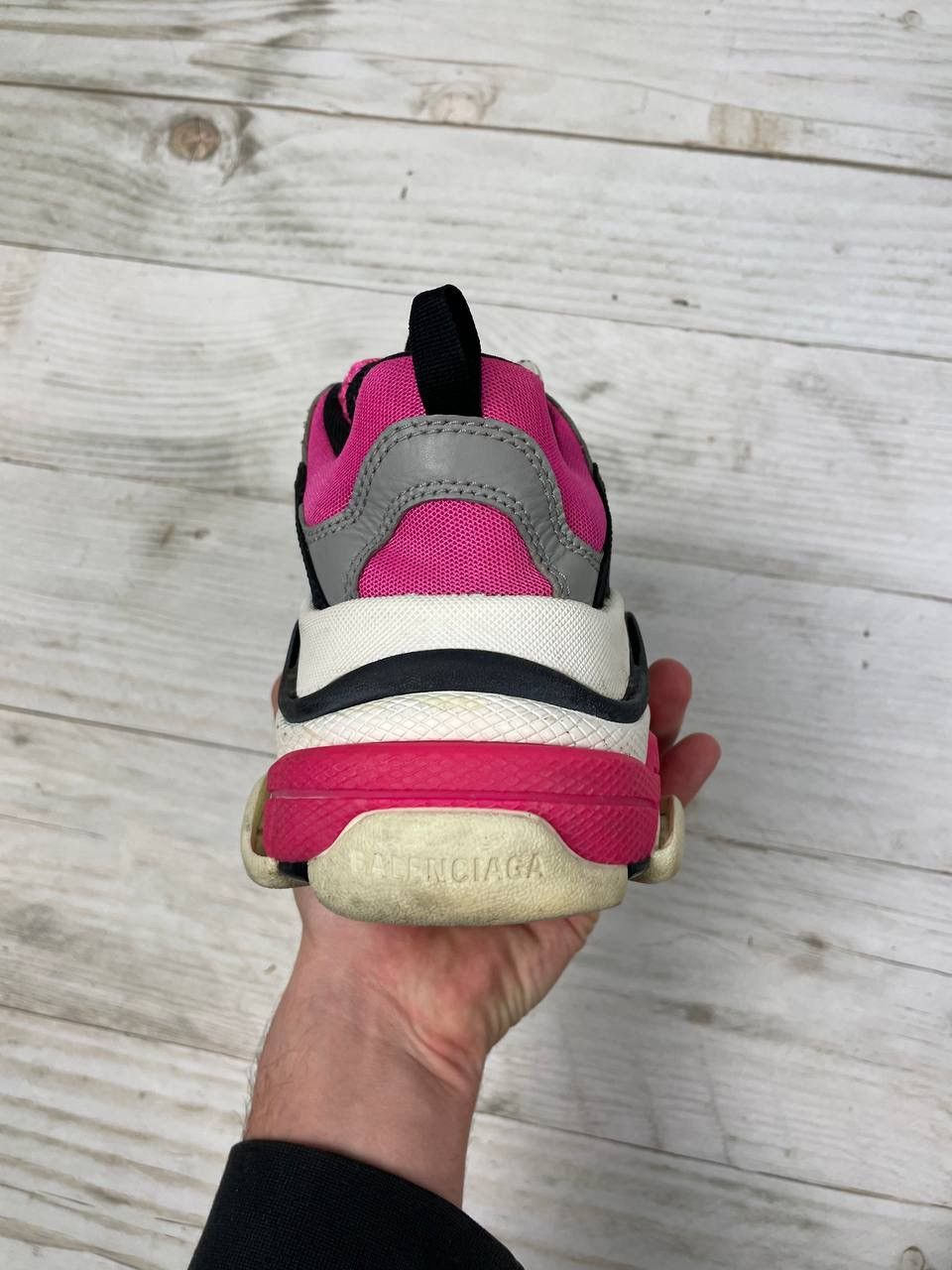 Balenciaga Balenciaga Triple S Pink Black Grey Sneaker Y2K Size US 8.5 / EU 41-42 - 17 Thumbnail