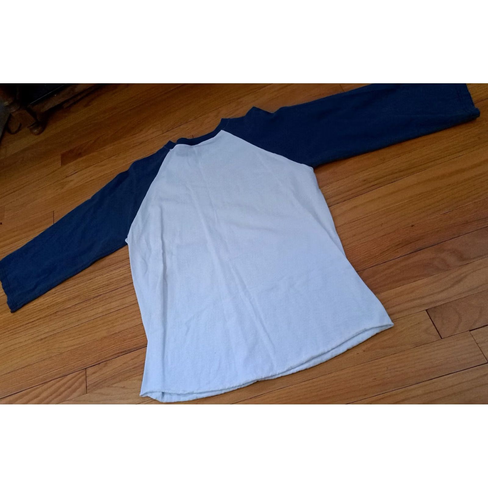 TEE JAYS VINTAGE Detroit Tigers Baseball Jersey USA Tee Jays T-Shirt L Blue&White Crew Neck 3/4 Sleeve Unisex Adults Mens Womens Size US L / EU 52-54 / 3 - 6 Thumbnail