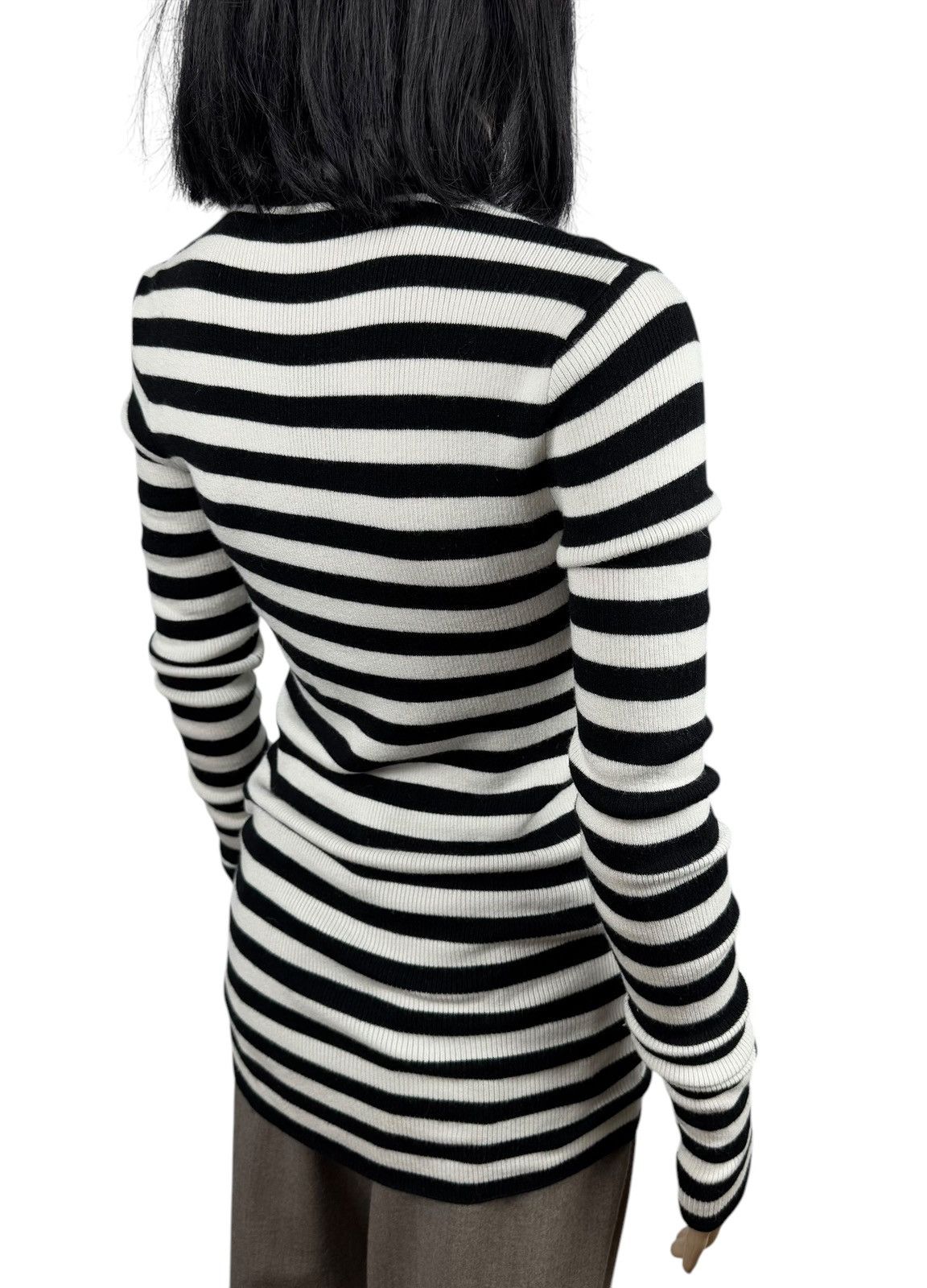 Maje Maje Wool Blend Turtleneck Striped size 2 Size M / US 6-8 / IT 42-44 - 7 Thumbnail