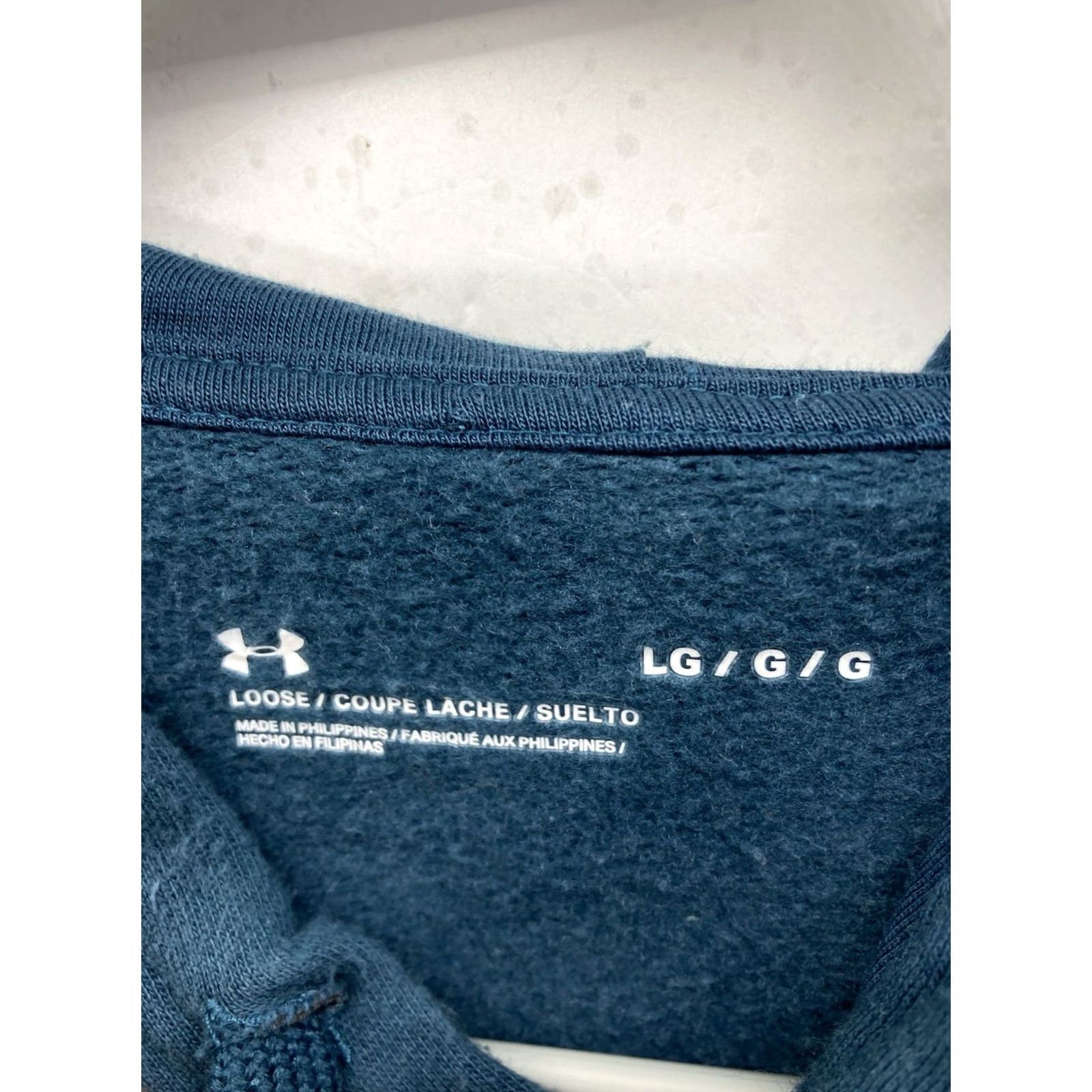 Under Armour Under Armour Hoodie Sweatshirt Men L Blue Green Pullover Long Sleeve Shirt 25 Inches Chest 28 Inches Shoulder to Waist Size US L / EU 52-54 / 3 - 4 Thumbnail