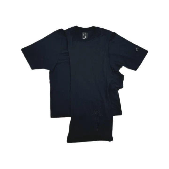 Rick Owens Rick Owens x Champion Asymmetric Black T-2508 Size XS / US 0-2 / IT 36-38 - 2 Thumbnail