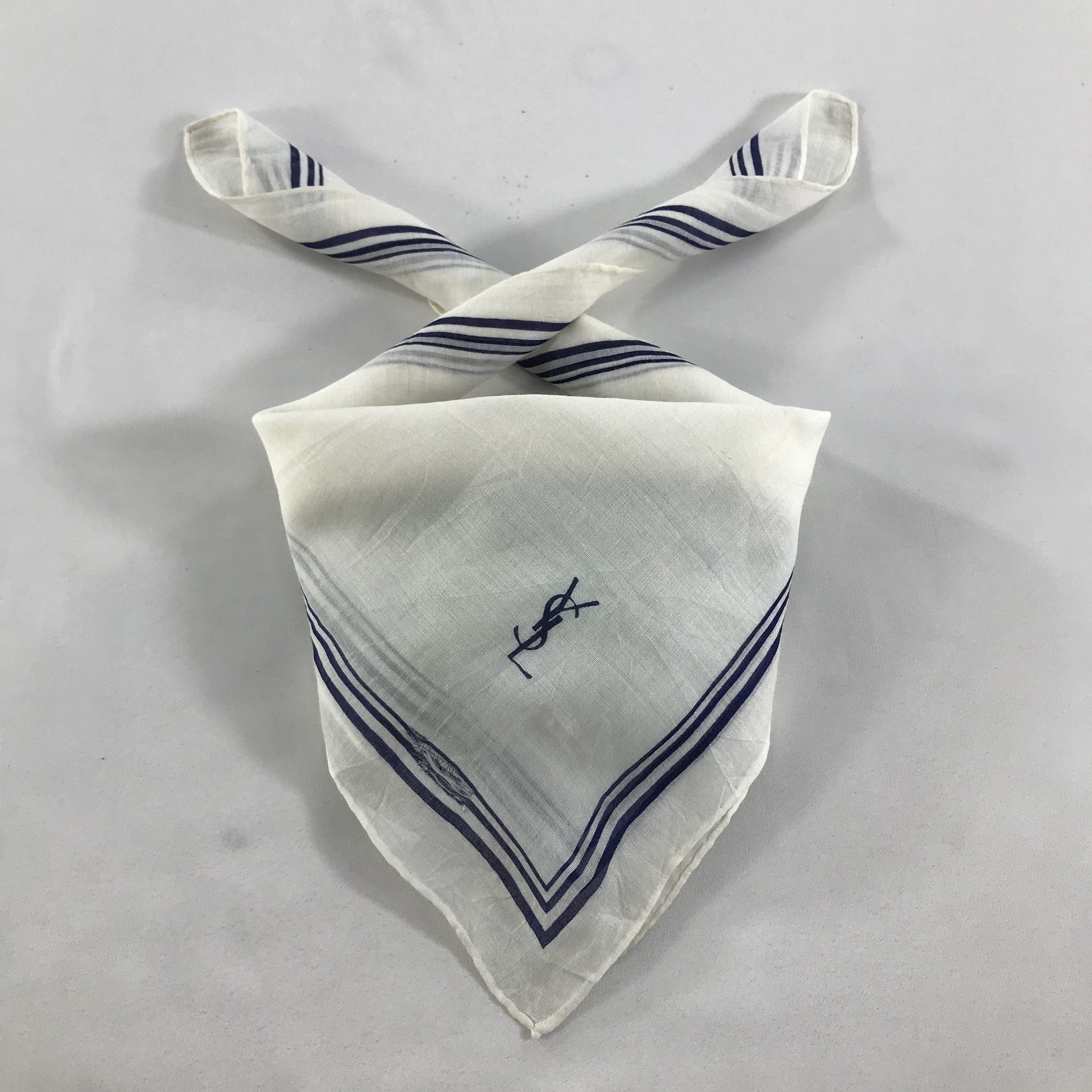 Vintage × Yves Saint Laurent Yves Saint Laurent Bandana / Handkerchief/Neckerchief -S1220 Size ONE SIZE - 3 Thumbnail