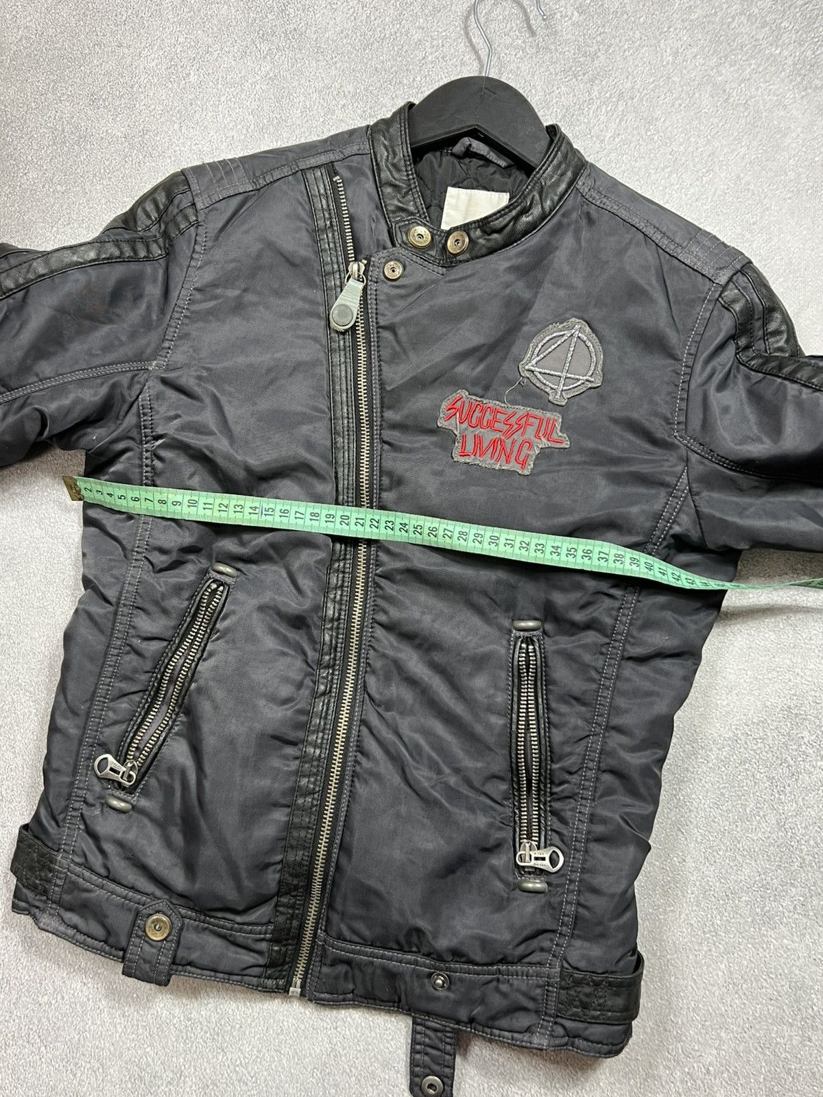 Diesel Vintage Diesel Avant-Garde rick owens style bomber jacket Size L / US 10 / IT 46 - 9 Thumbnail