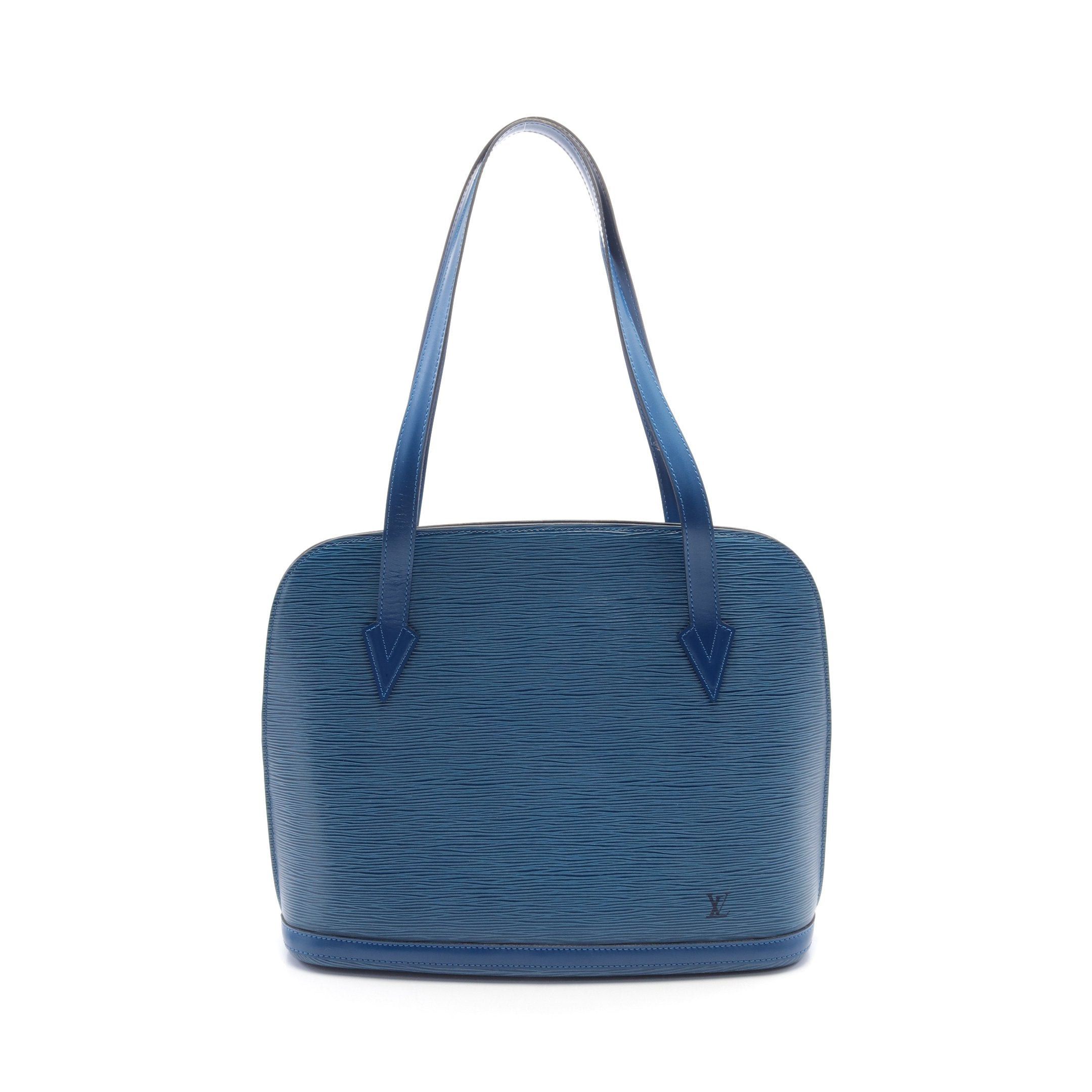Louis Vuitton Louis Vuitton Lussac Epi Toledo Blue Shoulder Bag Tote Leather Size ONE SIZE - 1 Thumbnail