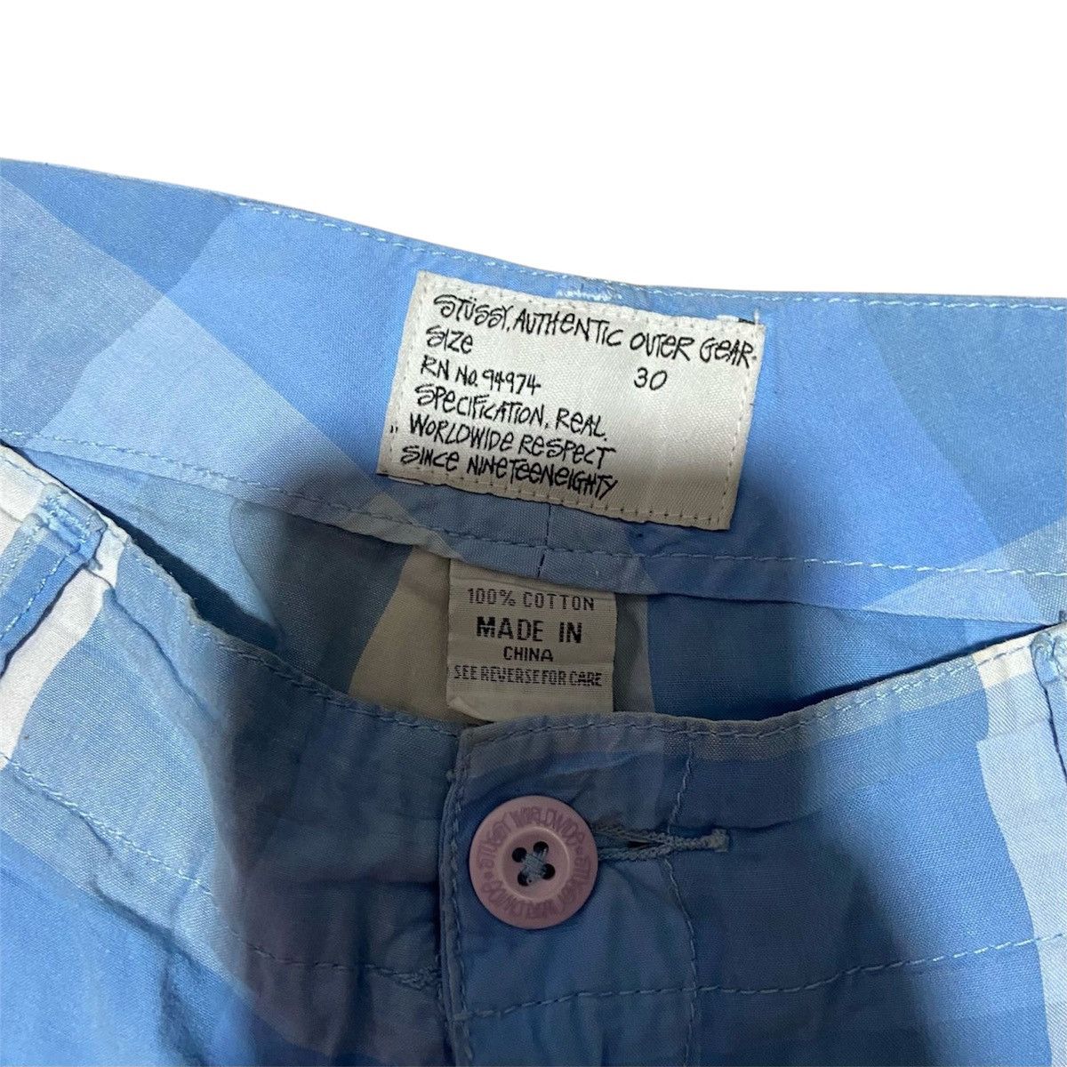 Stussy × Vintage stussy Worldwide Short Cargo Pants Size US 30 / EU 46 - 5 Thumbnail