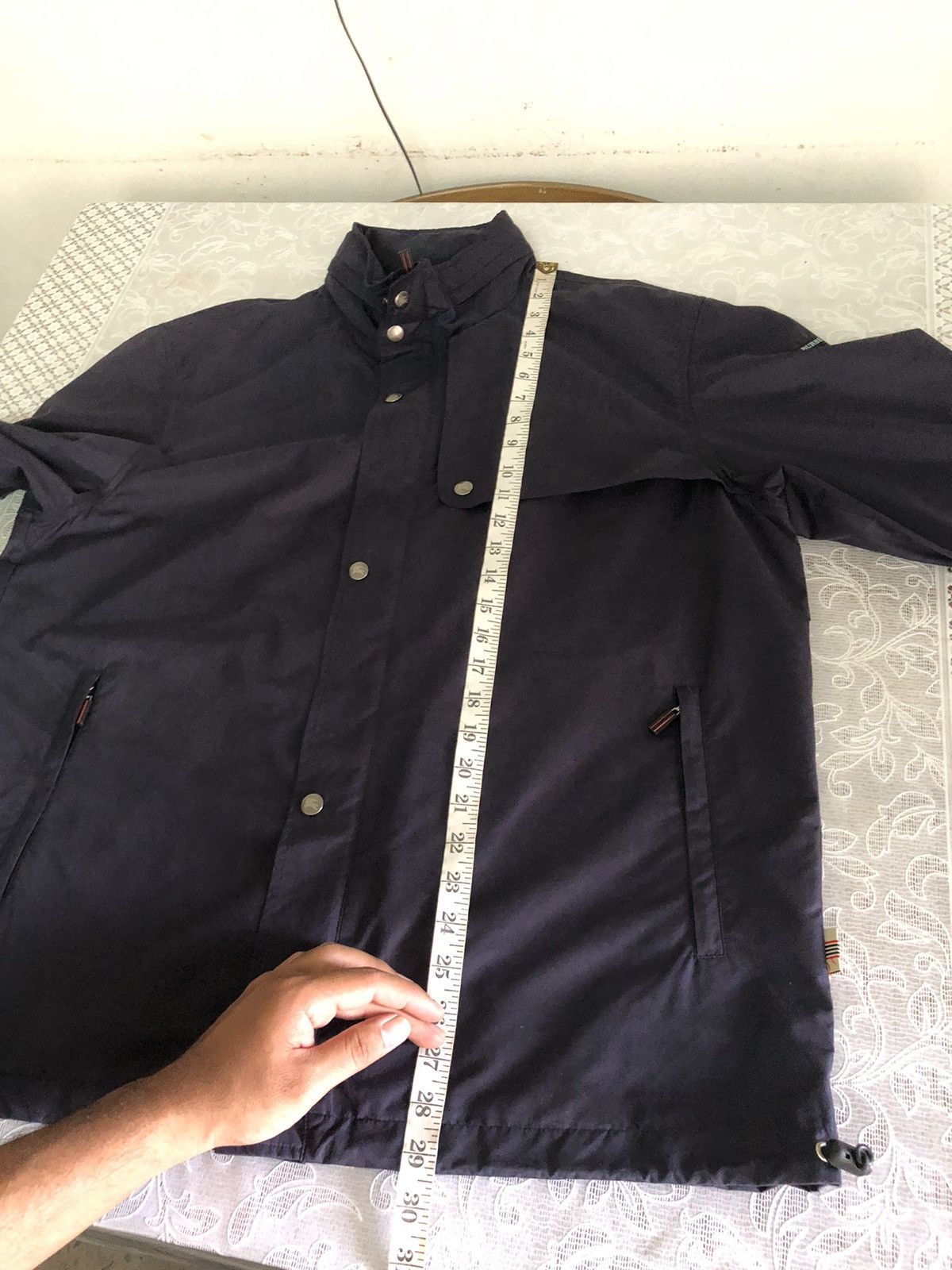 Burberry Vintage 90s Burberry Light Jacket Hoodie Size US L / EU 52-54 / 3 - 19 Thumbnail