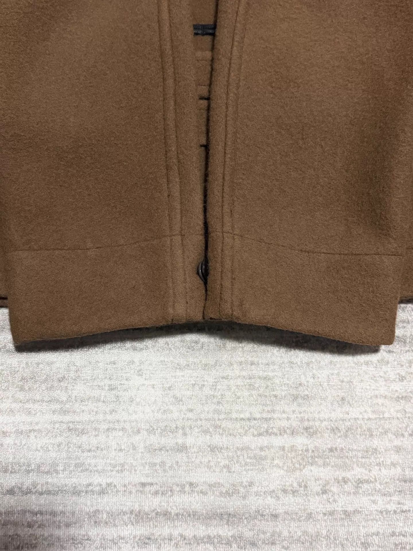Lemaire Lemaire Burgundy Short Robe Coat Horn Buttons Size 34 Size XXS / US 00 / IT 34 - 6 Thumbnail