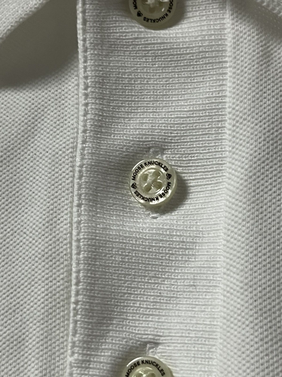 Moose Knuckles Moose Knuckles White Polo Size US L / EU 52-54 / 3 - 6 Thumbnail