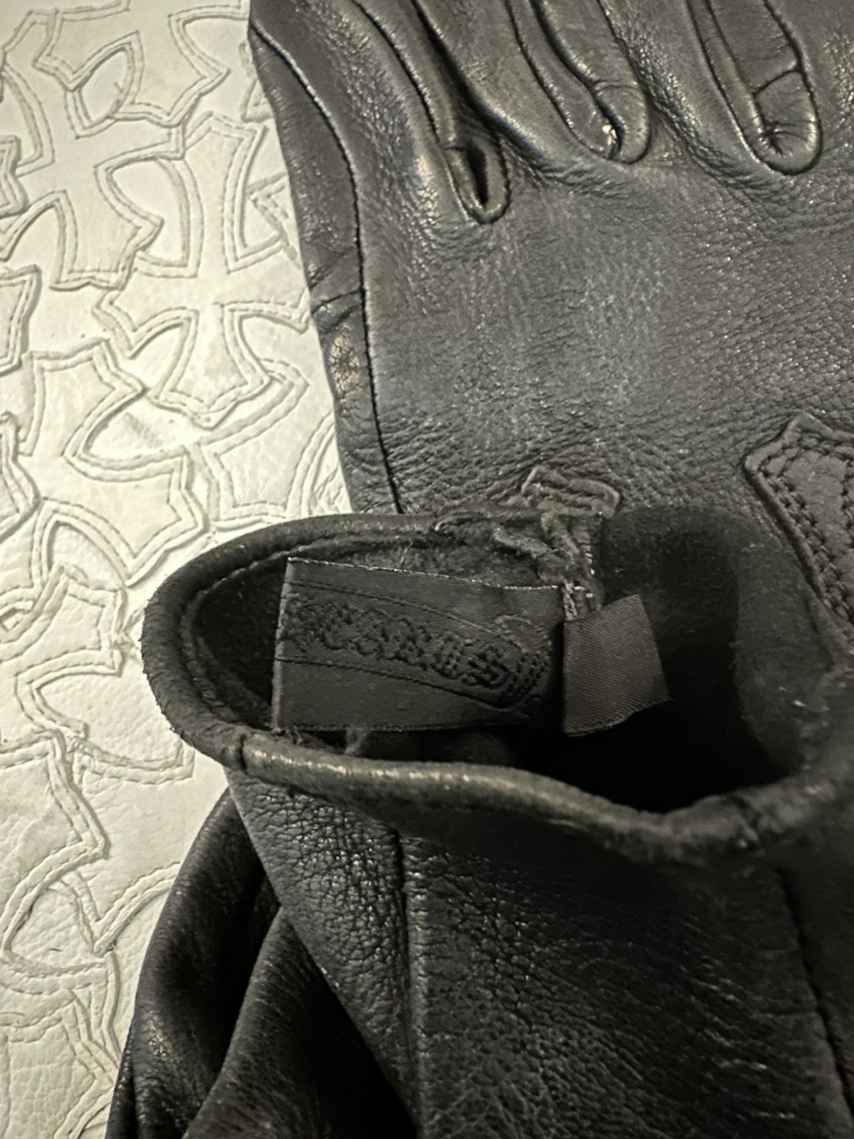 Chrome Hearts CHROME HEARTS TRIPPLE PATCH GLOVES Size ONE SIZE - 4 Thumbnail