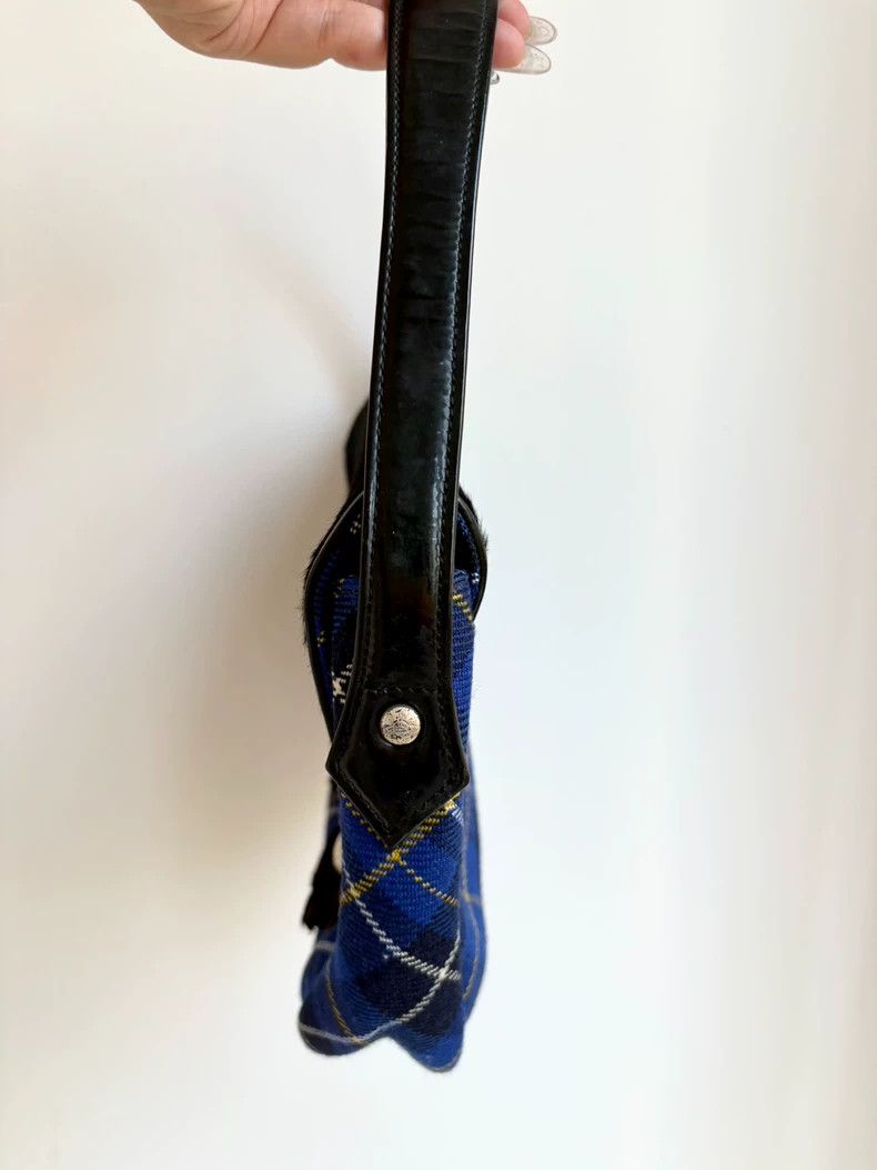 Vivienne Westwood Vivienne Westwood size os Blue checkered horsehair tassel s Size ONE SIZE - 4 Thumbnail