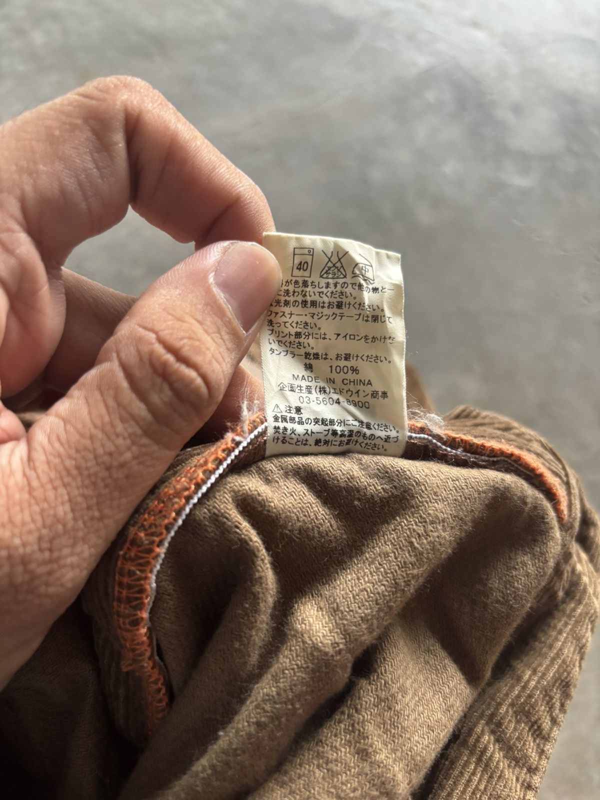 Edwin FLARE edwin vintage limited edition GOA style cargo corduroy Size US 33 - 6 Thumbnail