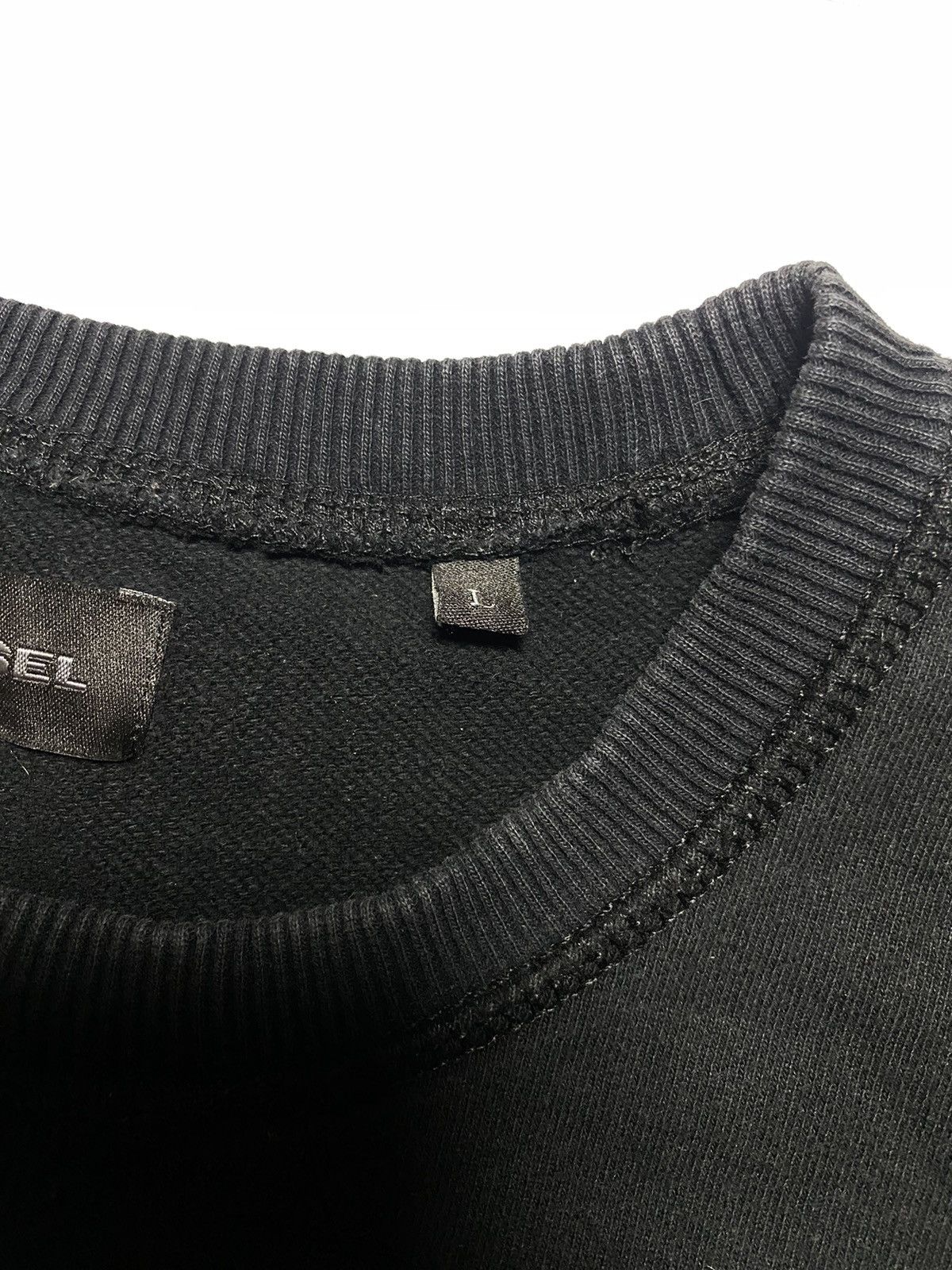 Diesel × Vintage Vintage Diesel Big Logo Star Box fit y2k sweatshirt Size US L / EU 52-54 / 3 - 4 Thumbnail