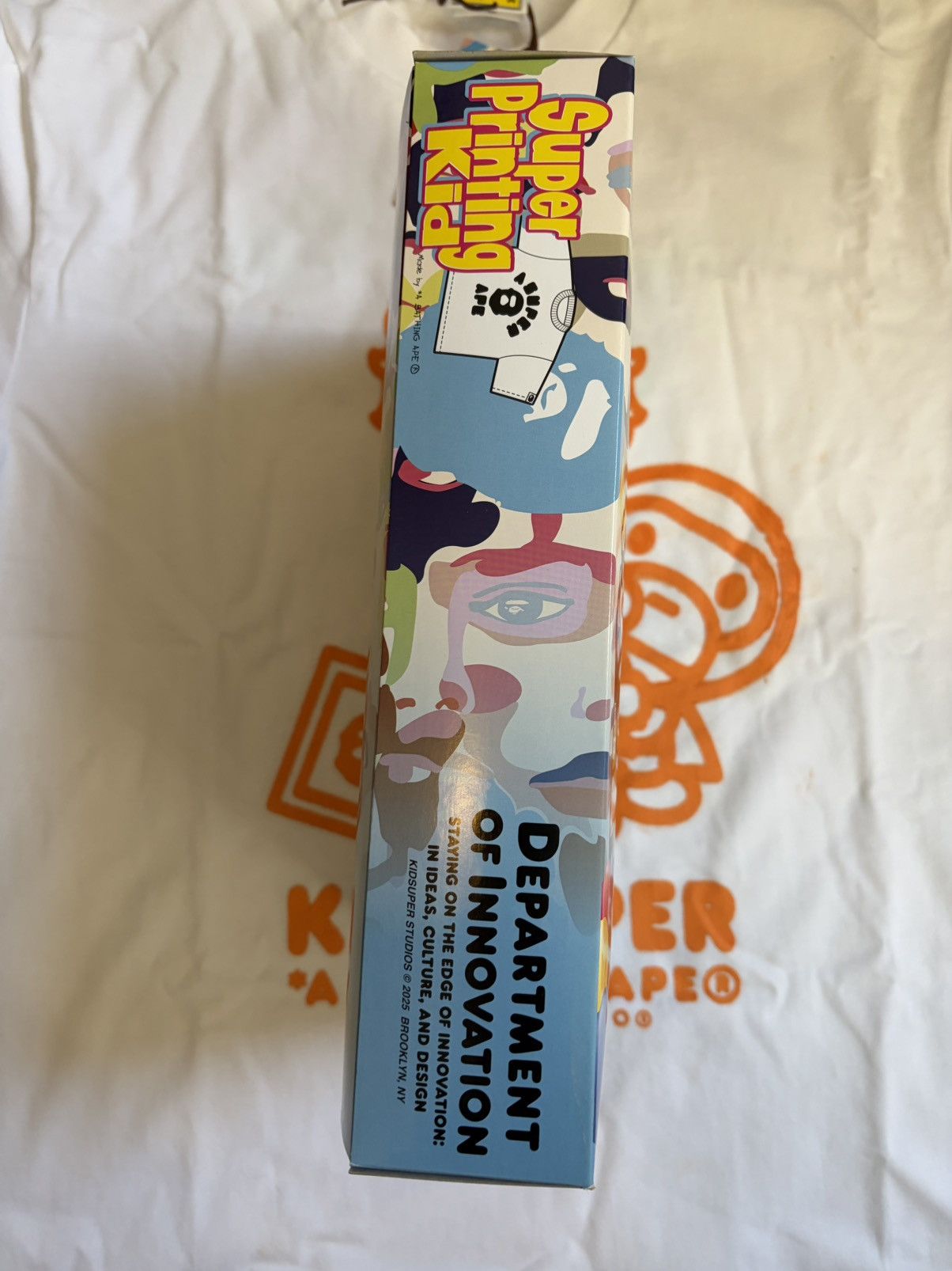 Bape BAPE x KidSuper Custom 1/1 Tee T Shirt Cereal Box Size US M / EU 48-50 / 2 - 5 Thumbnail