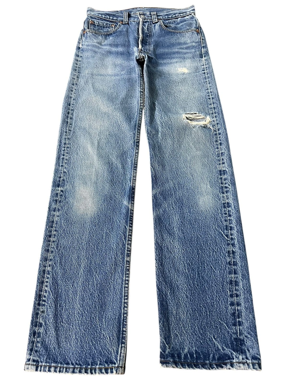 Levi's 80’s Levi’s 501xx Distress Faded Jean Size US 27 - 1 Thumbnail