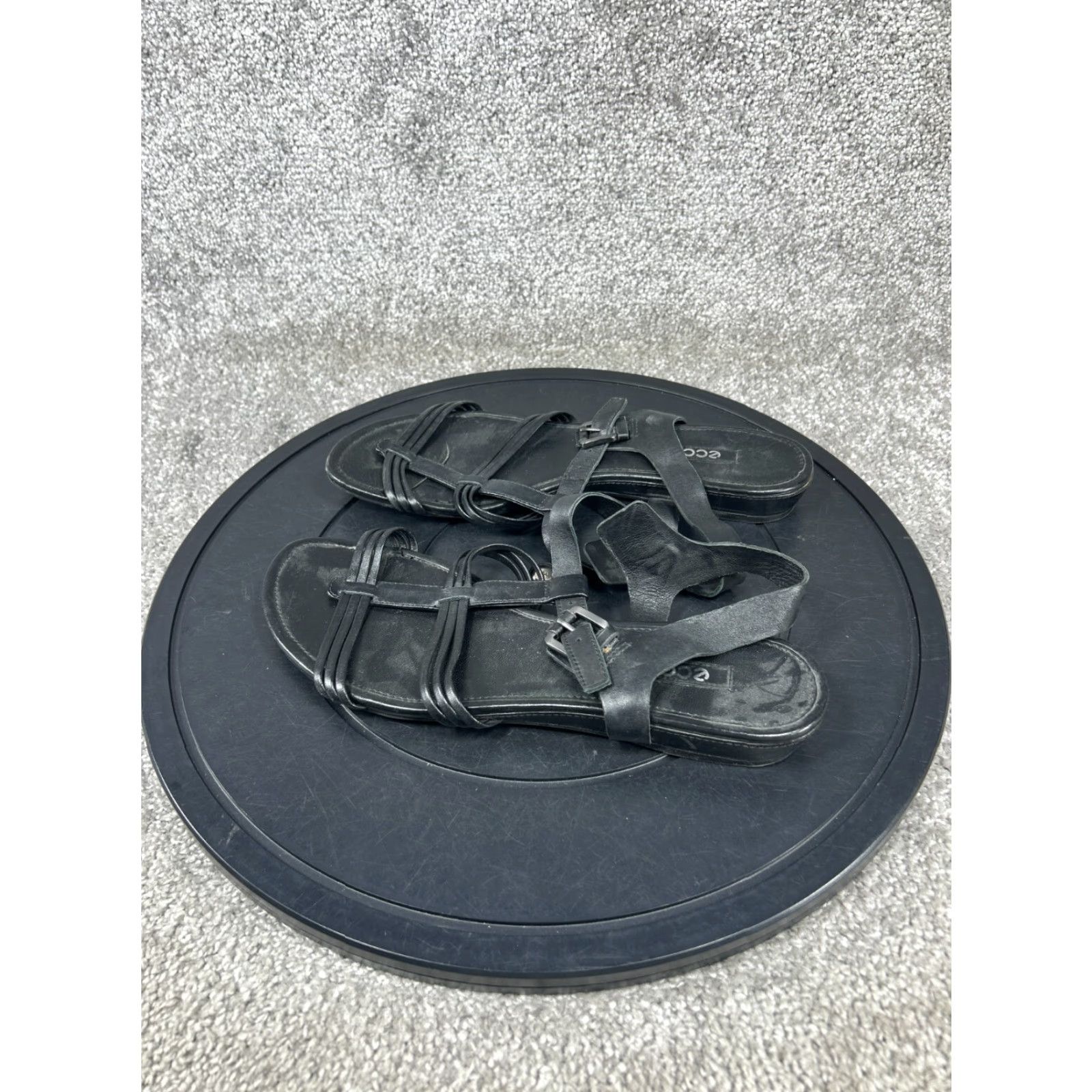 Ecco VINTAGE ECCO Women's Sandals Size 10 Leather Strappy Buckle Open Toe Casual Outdoor Size US 10 / IT 40 - 3 Thumbnail