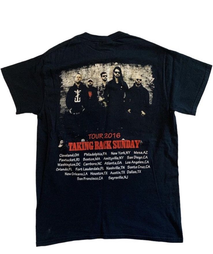 Band Tees Taking back sunday Tour 2016 emo band tshirt Size US S / EU 44-46 / 1 - 2 Thumbnail