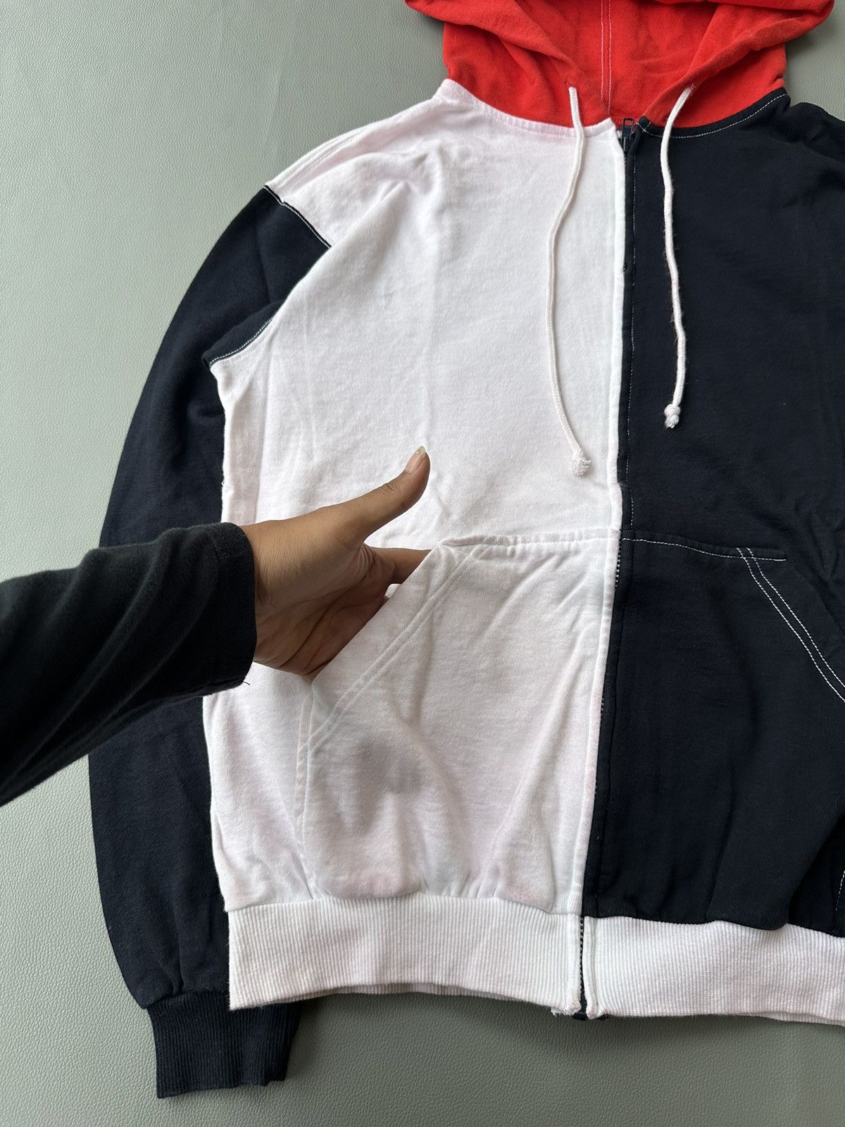 Junko Shimada ARCHIVE JUNKO SHIMADA COLOR BLOCK ZIP HOODIE Size US M / EU 48-50 / 2 - 5 Thumbnail