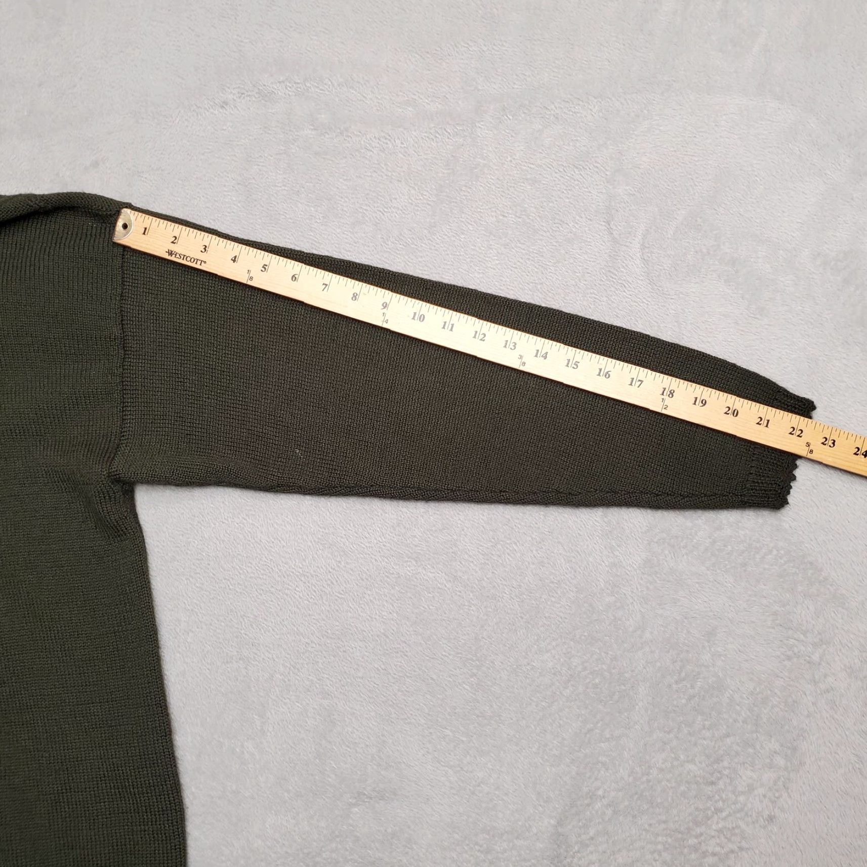 Vintage Vintage Koret Sweater Womens Large Green Wool Blend Flowers Embroidered Cardigan Size L / US 10 / IT 46 - 8 Thumbnail