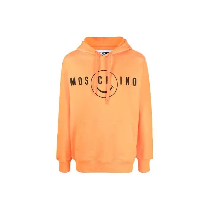 Moschino o1y0225 Logo Hoodie in Orange Size US M / EU 48-50 / 2 - 1 Thumbnail