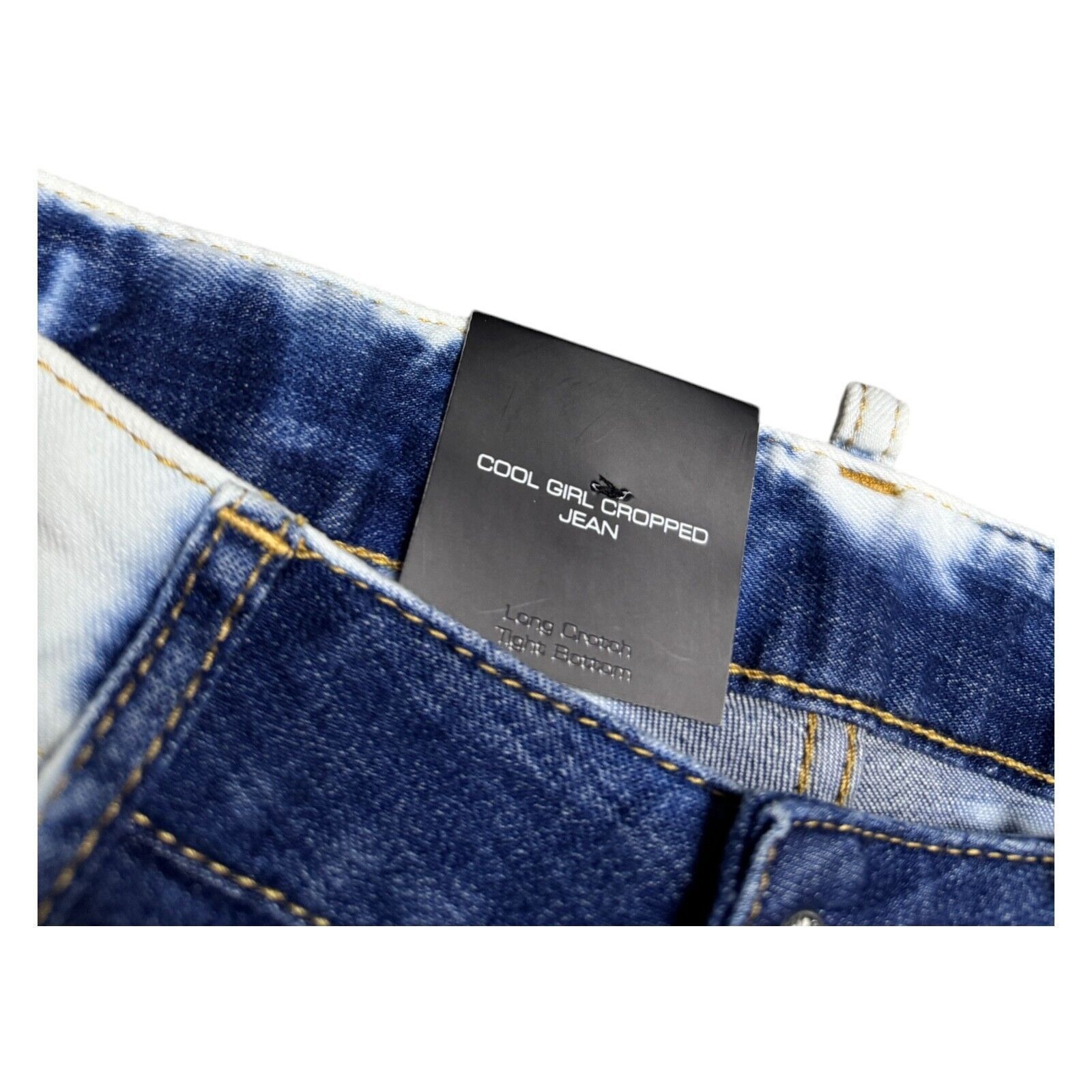 Dsquared2 DSQUARED 2 (NWT) Mid Rise Crop Bleach Designer Jeans Size 4 Size 32" / US 10 / IT 46 - 7 Thumbnail