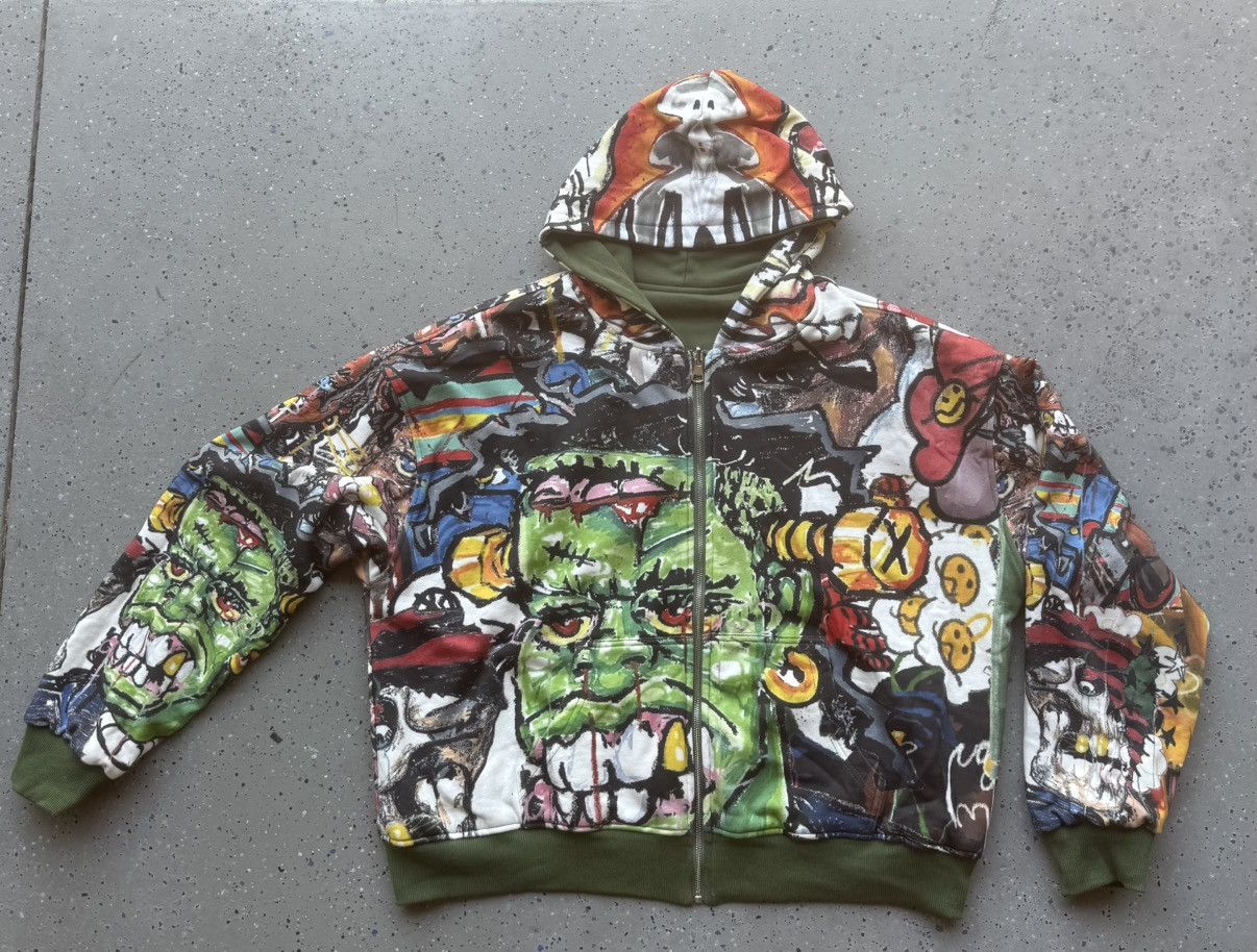 Plus One Clothing Vxmeee X Plus One Green Reversible Hoodie Size US L / EU 52-54 / 3 - 2 Thumbnail