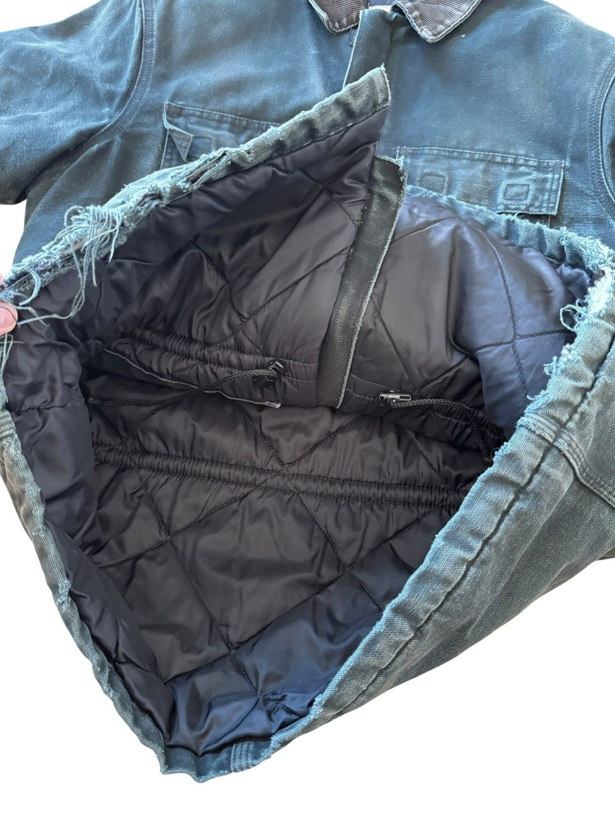 Carhartt CARHARTT VINTAGE 90s 00s Y2K DISTRESSED QUILTED JACKET FADED Size US XL / EU 56 / 4 - 18 Thumbnail