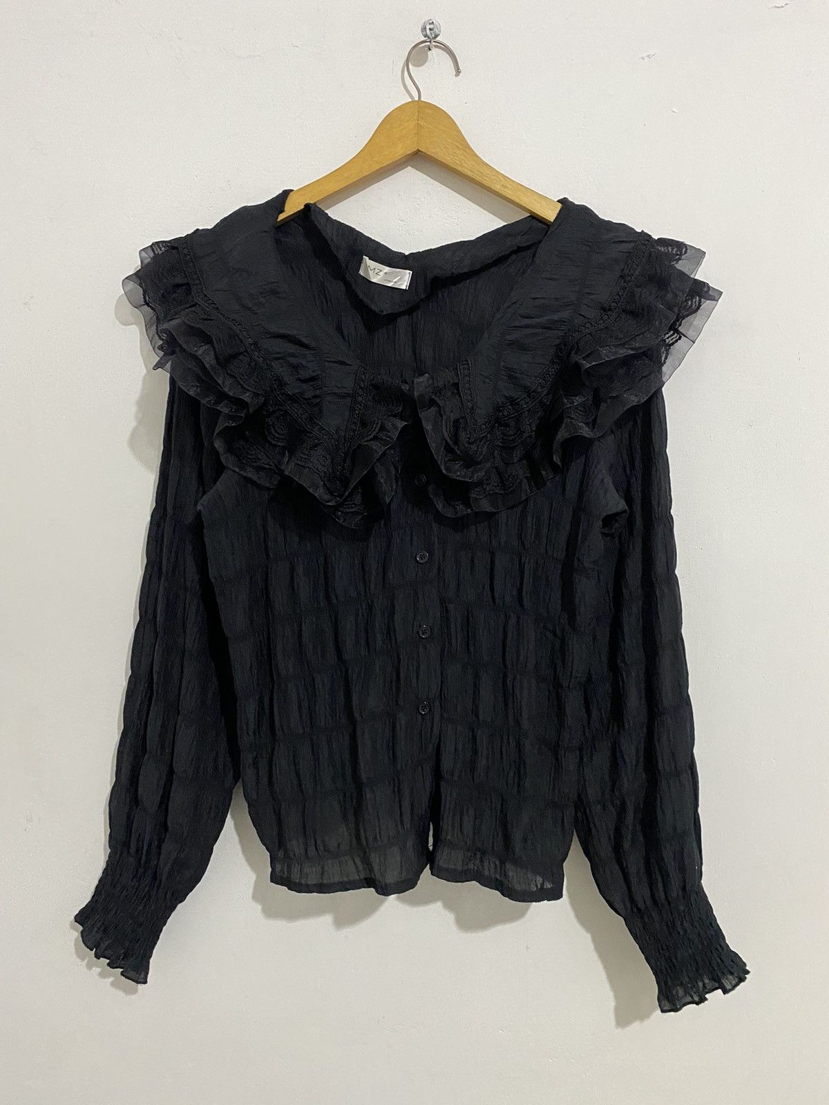 Japanese Brand MZ+ Japanese Ghotic Shirt Unisex Styled Archived Kmrii Size US M / EU 48-50 / 2 - 1 Thumbnail
