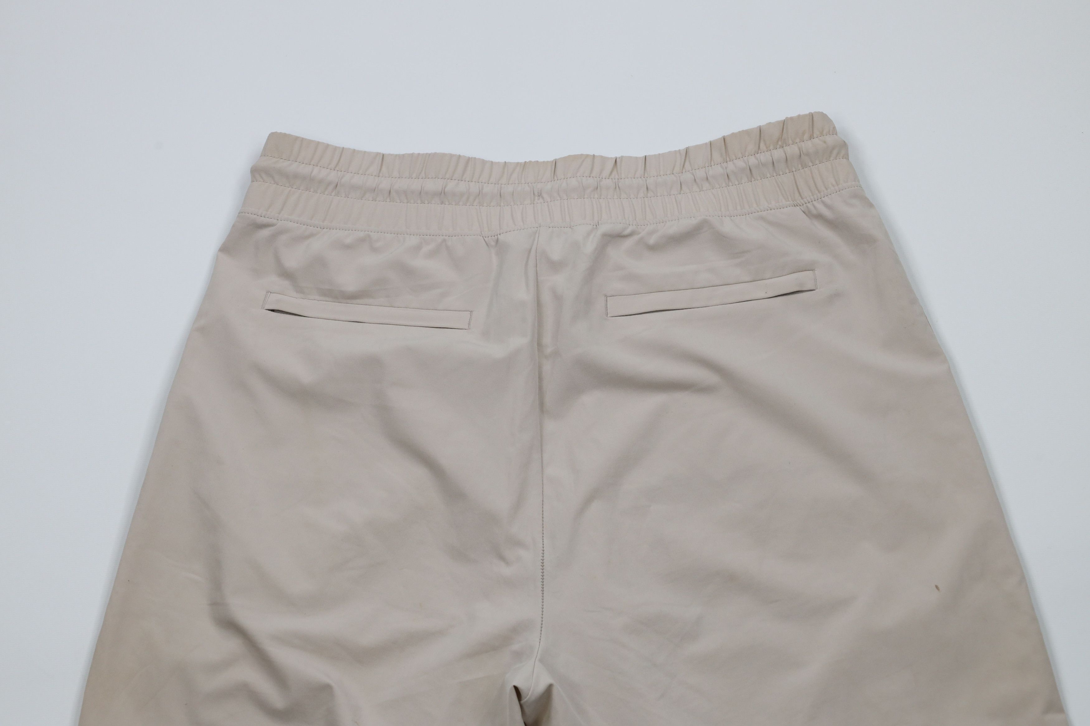 Athleta × Vintage Athleta Stretch Avenue Wide Leg Crop Pants Capris Beige Tan Size 32" / US 10 / IT 46 - 9 Thumbnail