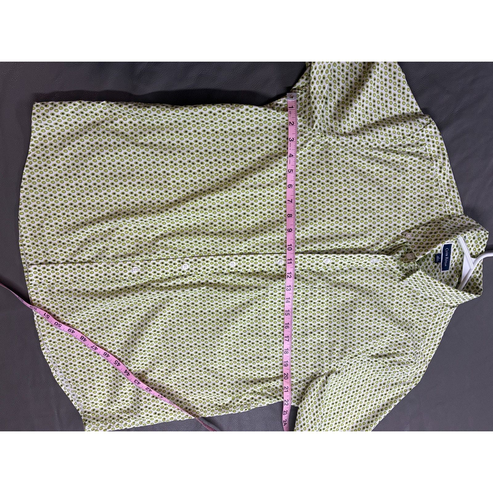 Club Room Club Room Men’s Button-Down Shirt Avocado Print Green Size US L / EU 52-54 / 3 - 5 Thumbnail