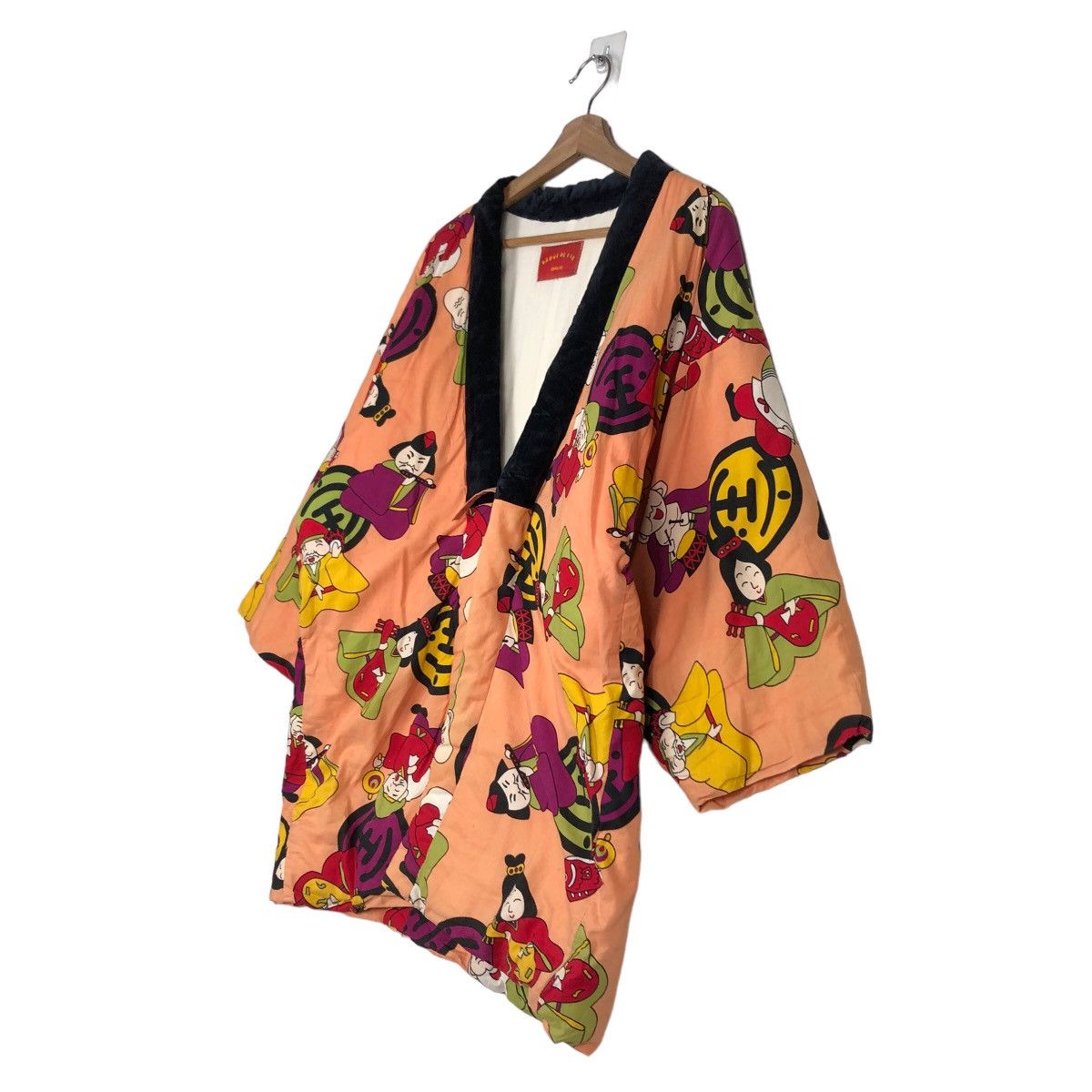Japanese Brand 🔥Vtg Traditional Kimono Japan Cartoon FullPrint Paquerette Size US M / EU 48-50 / 2 - 2 Thumbnail